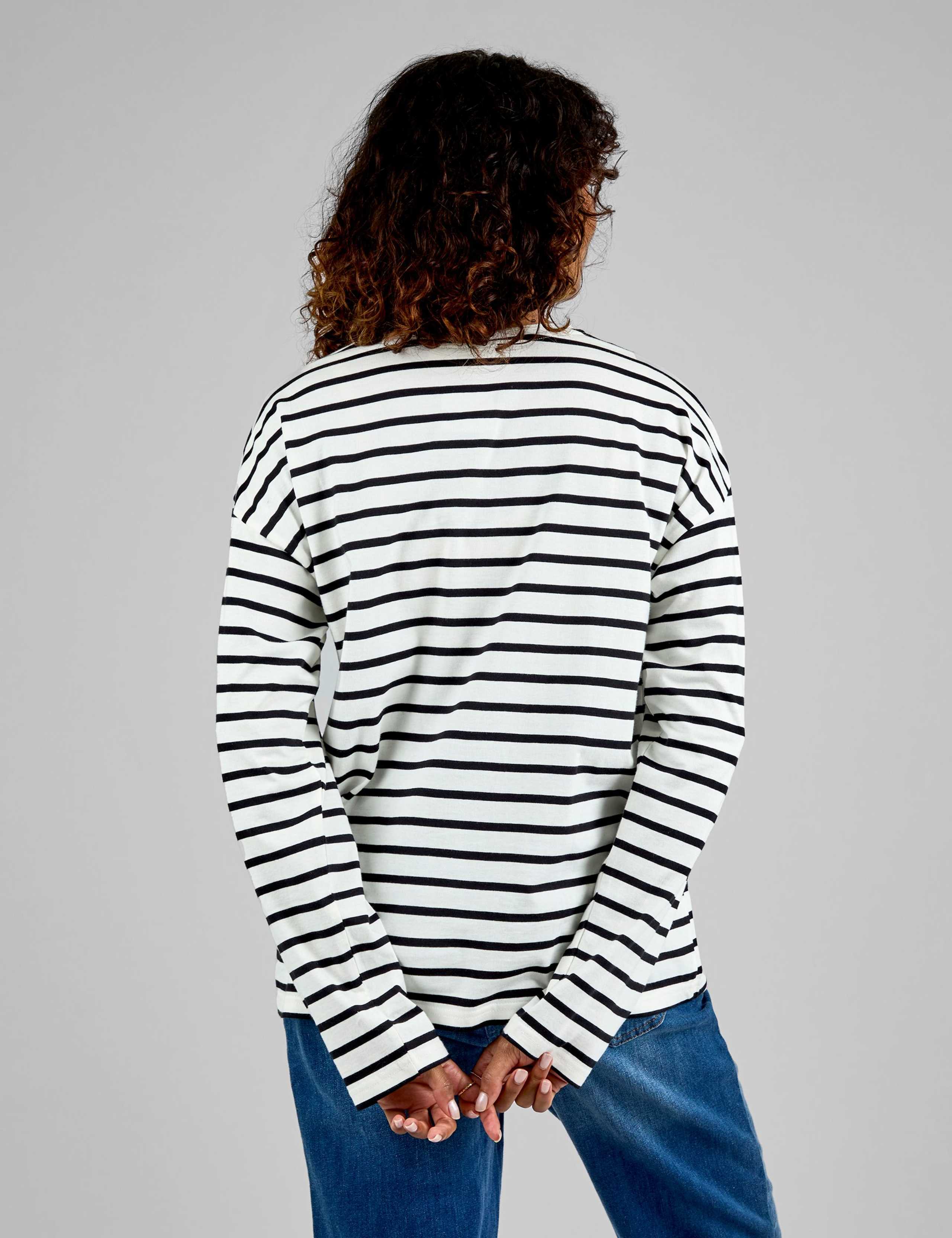 Maternity Pure Cotton Striped Top 3 of 4