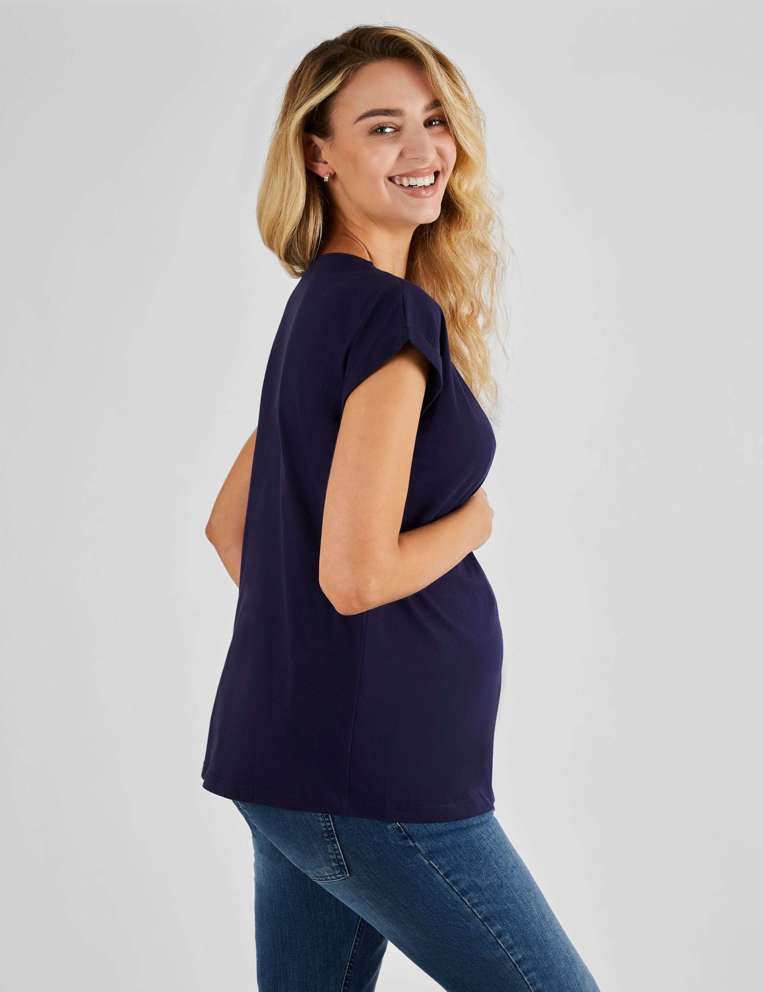 Maternity Pure Cotton T-Shirt 3 of 4