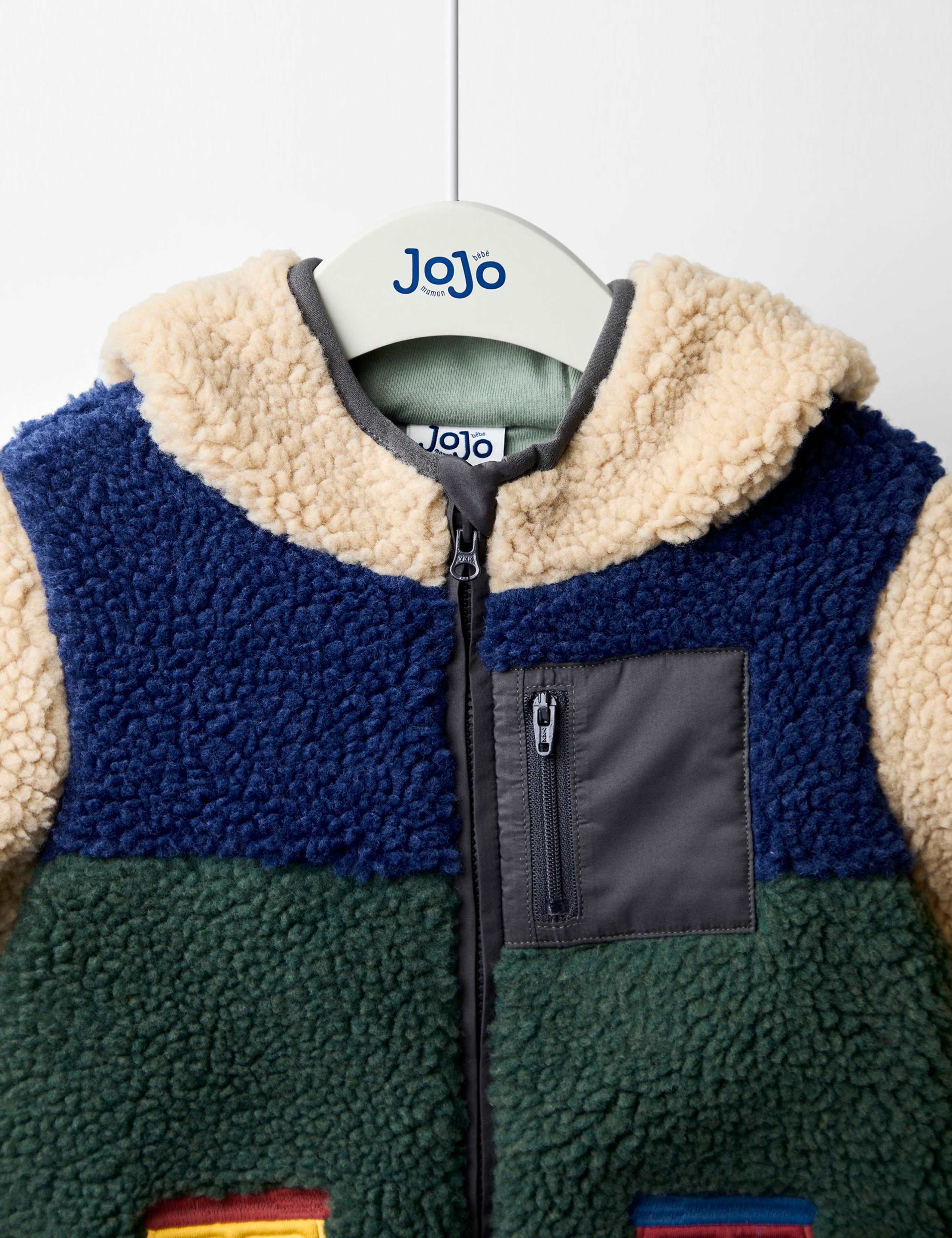 Tractor Applique Borg Fleece Jacket (6 Mths-7 Yrs) 6 of 6