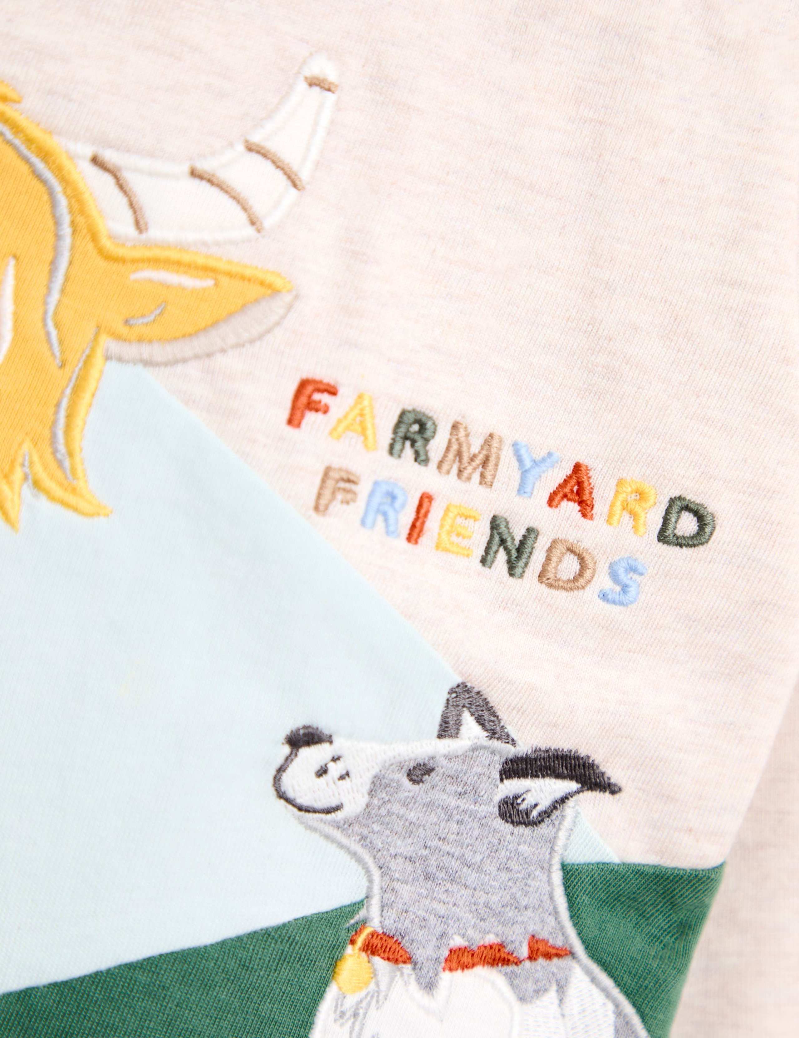 Pure Cotton Highland Cow Applique Top (0-7 Yrs) 3 of 3