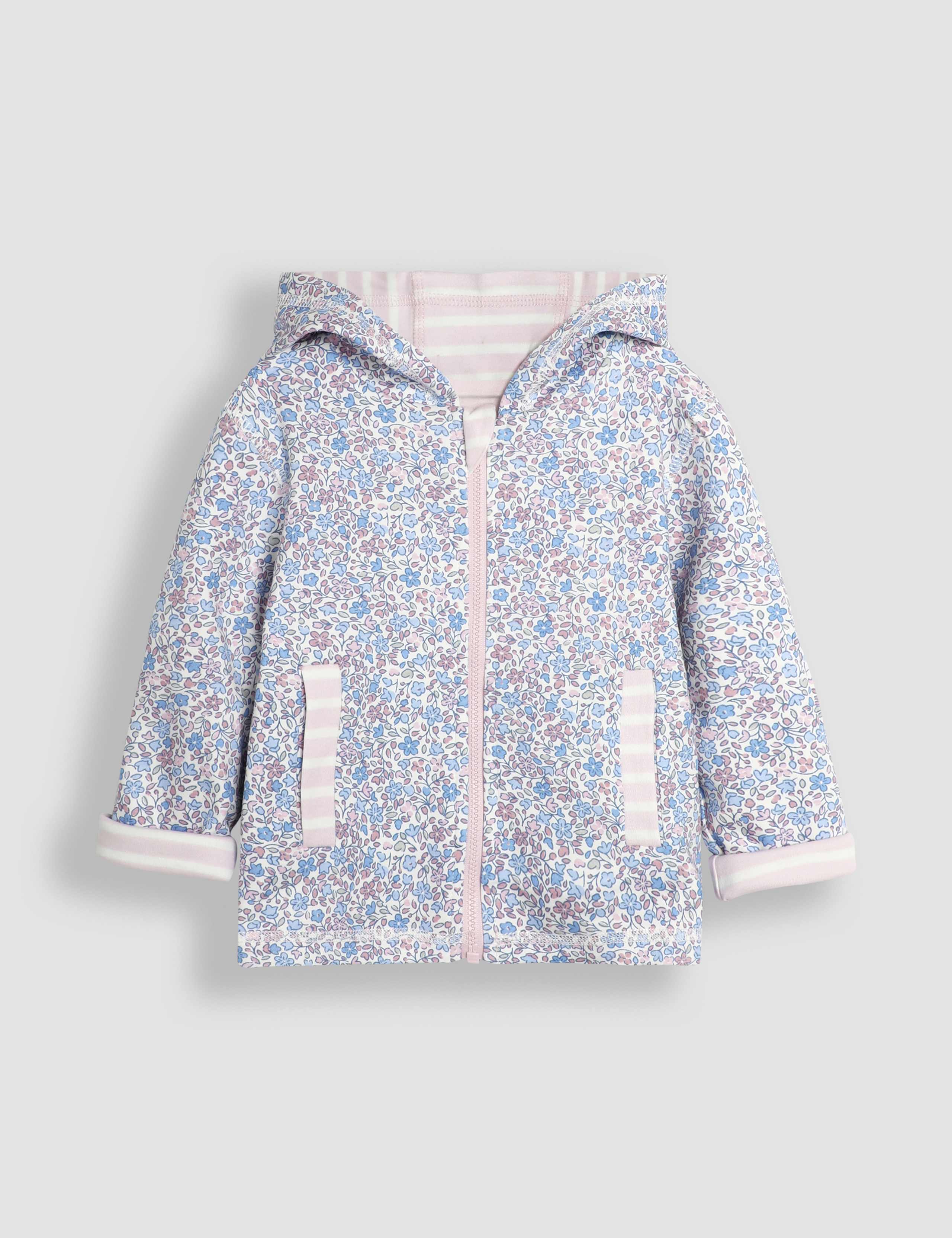 Bunny & Mouse Applique Reversible Hoodie 2 of 8