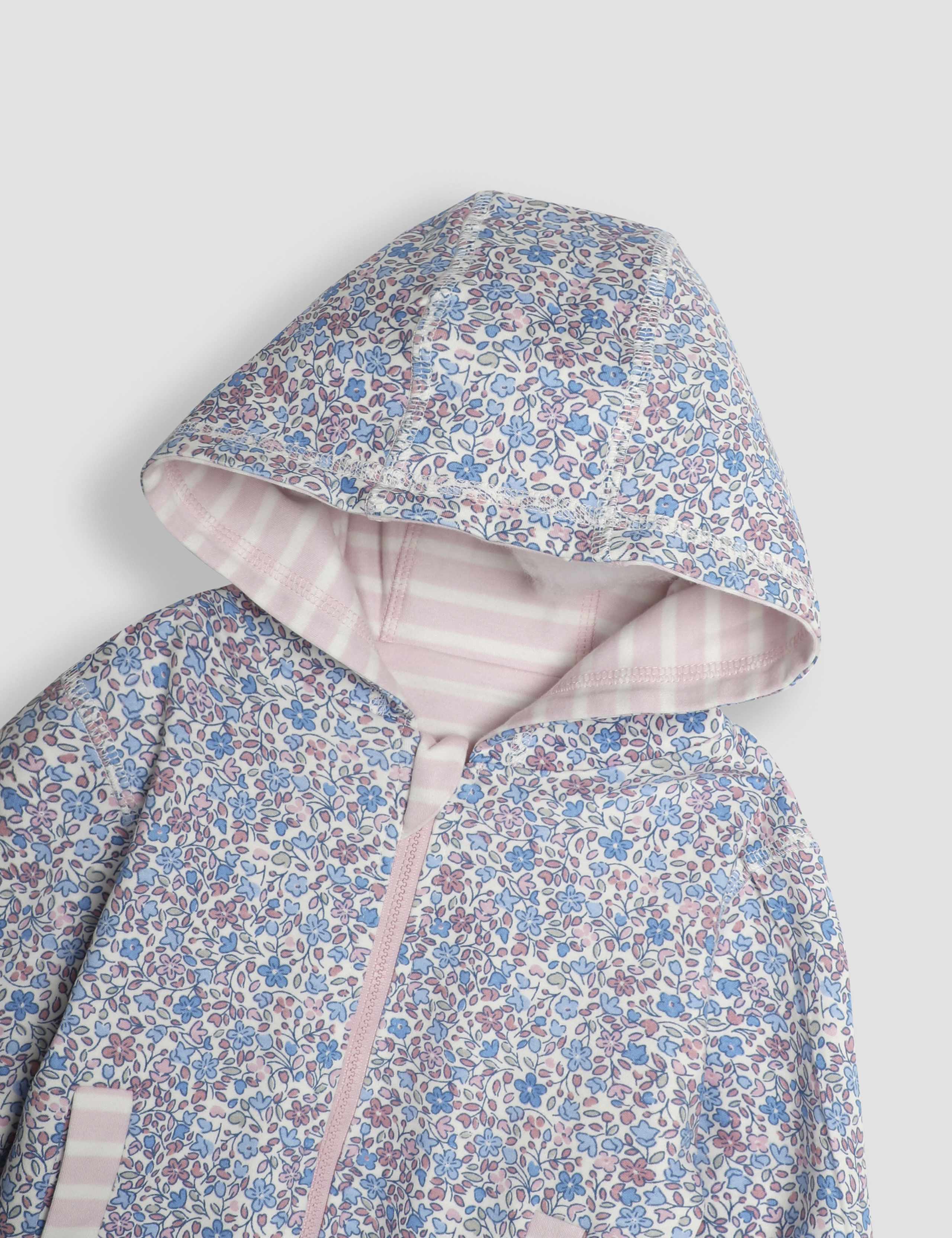 Bunny & Mouse Applique Reversible Hoodie 4 of 8