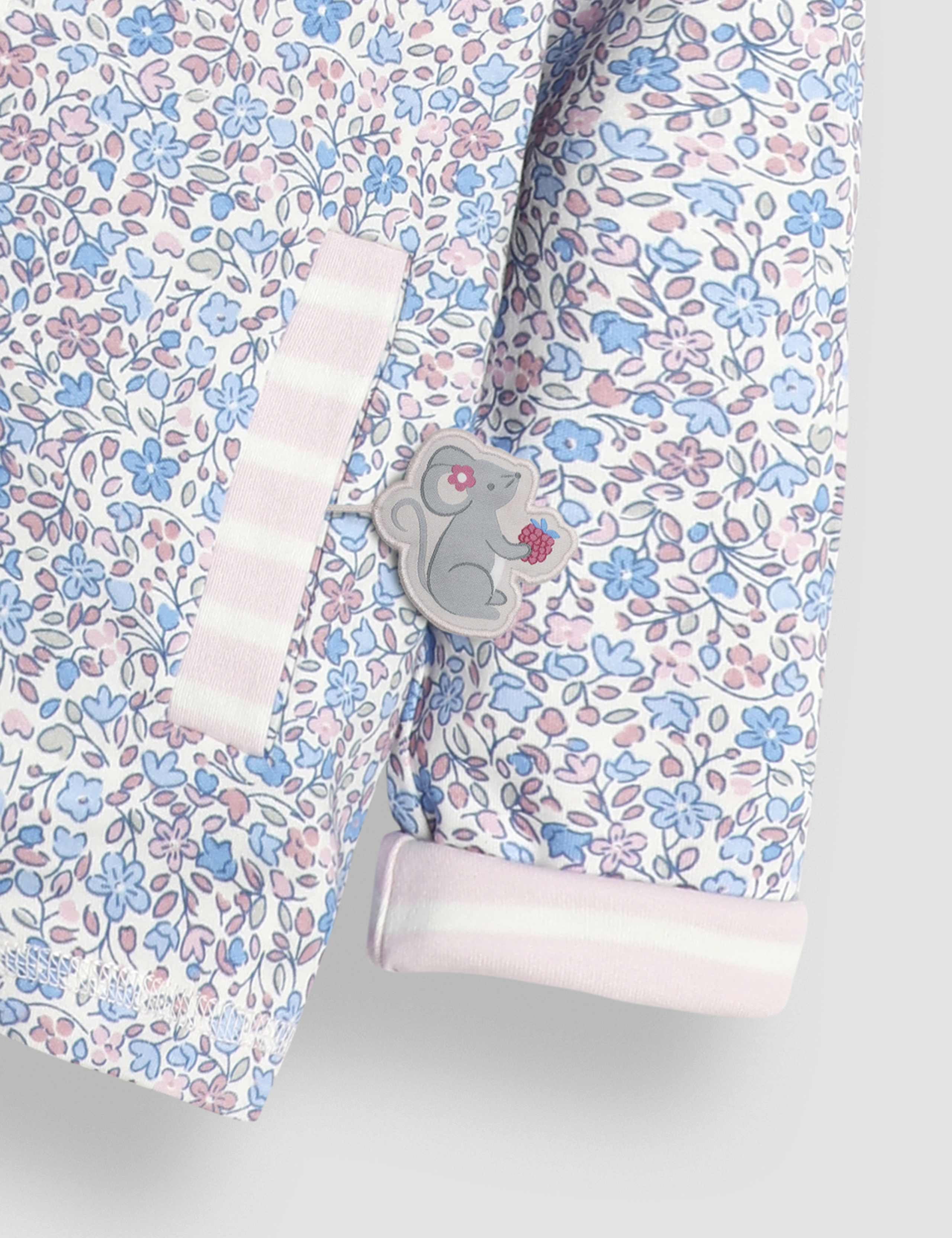 Bunny & Mouse Applique Reversible Hoodie 5 of 8