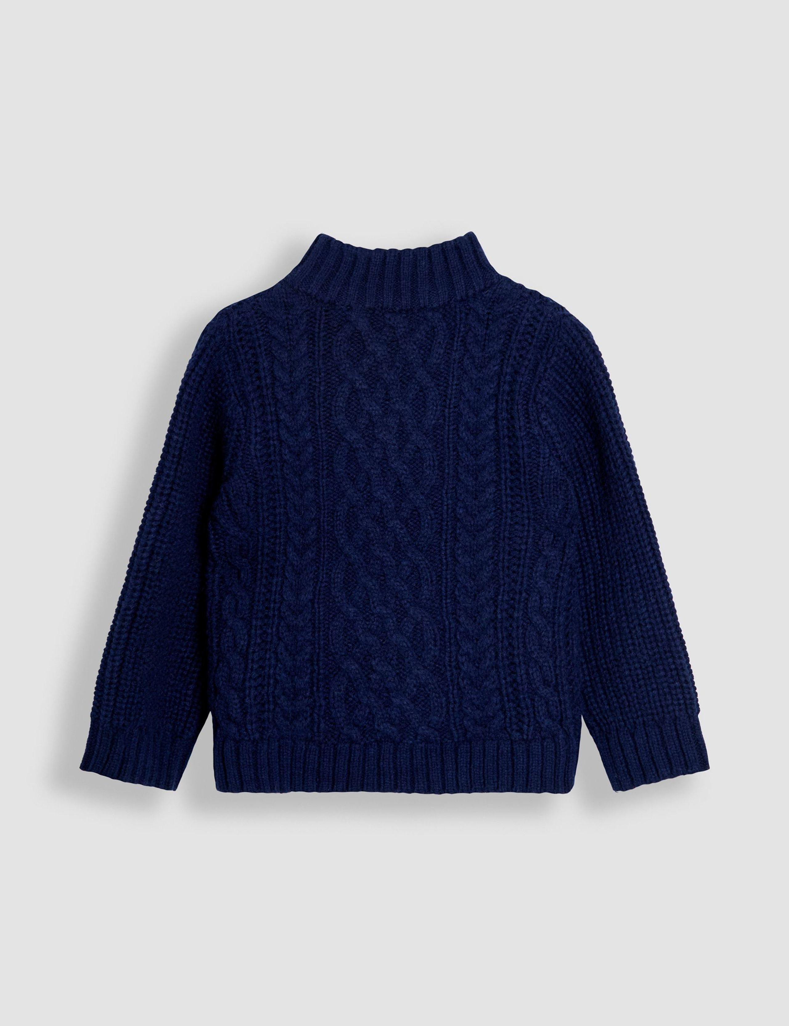 Chunky Cable Knit Half Zip Jumper (6 Mths-9 Yrs) 2 of 3