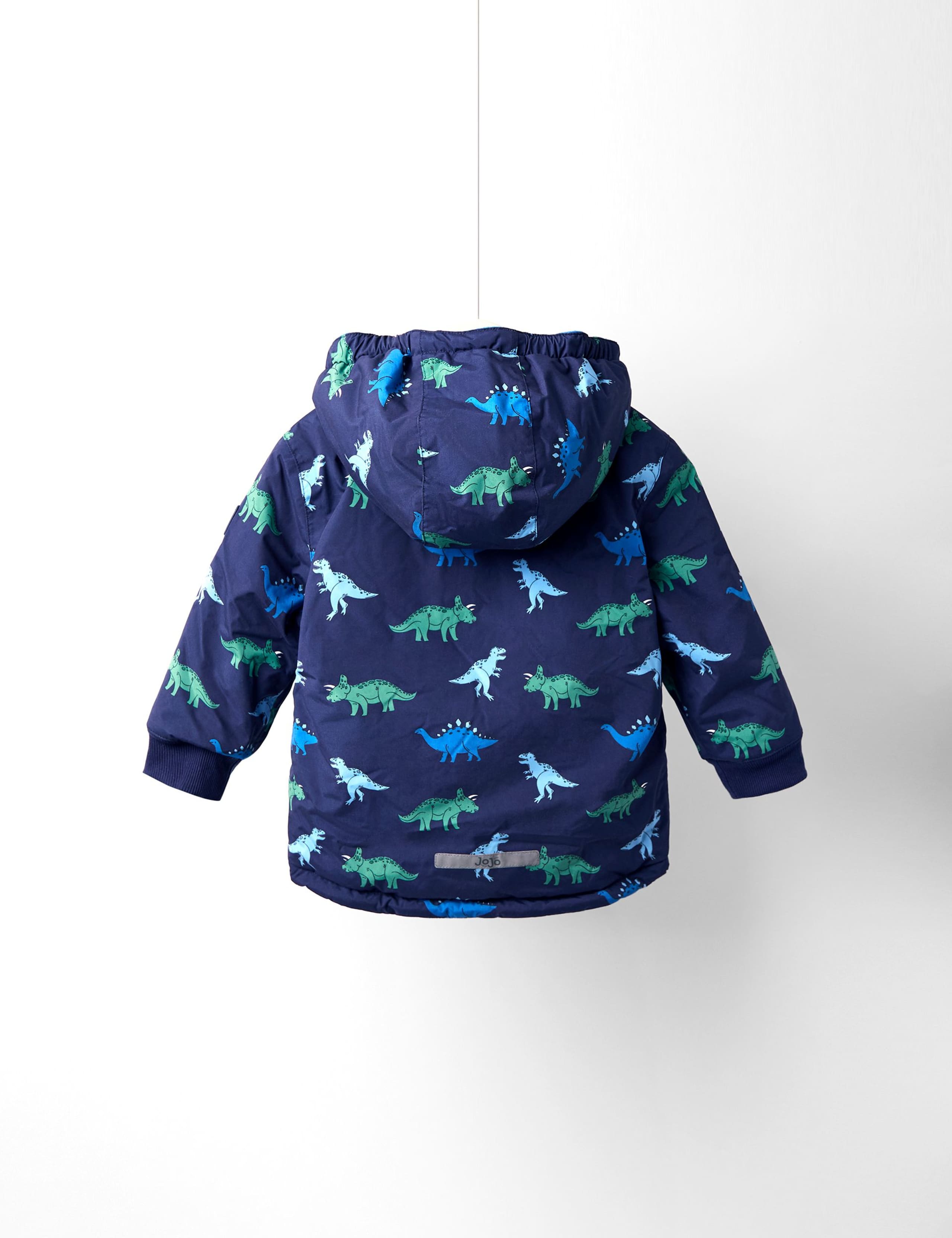 Dinosaur Reversible Sherpa Lined Jacket (12 Mths - 7 Yrs) 2 of 8