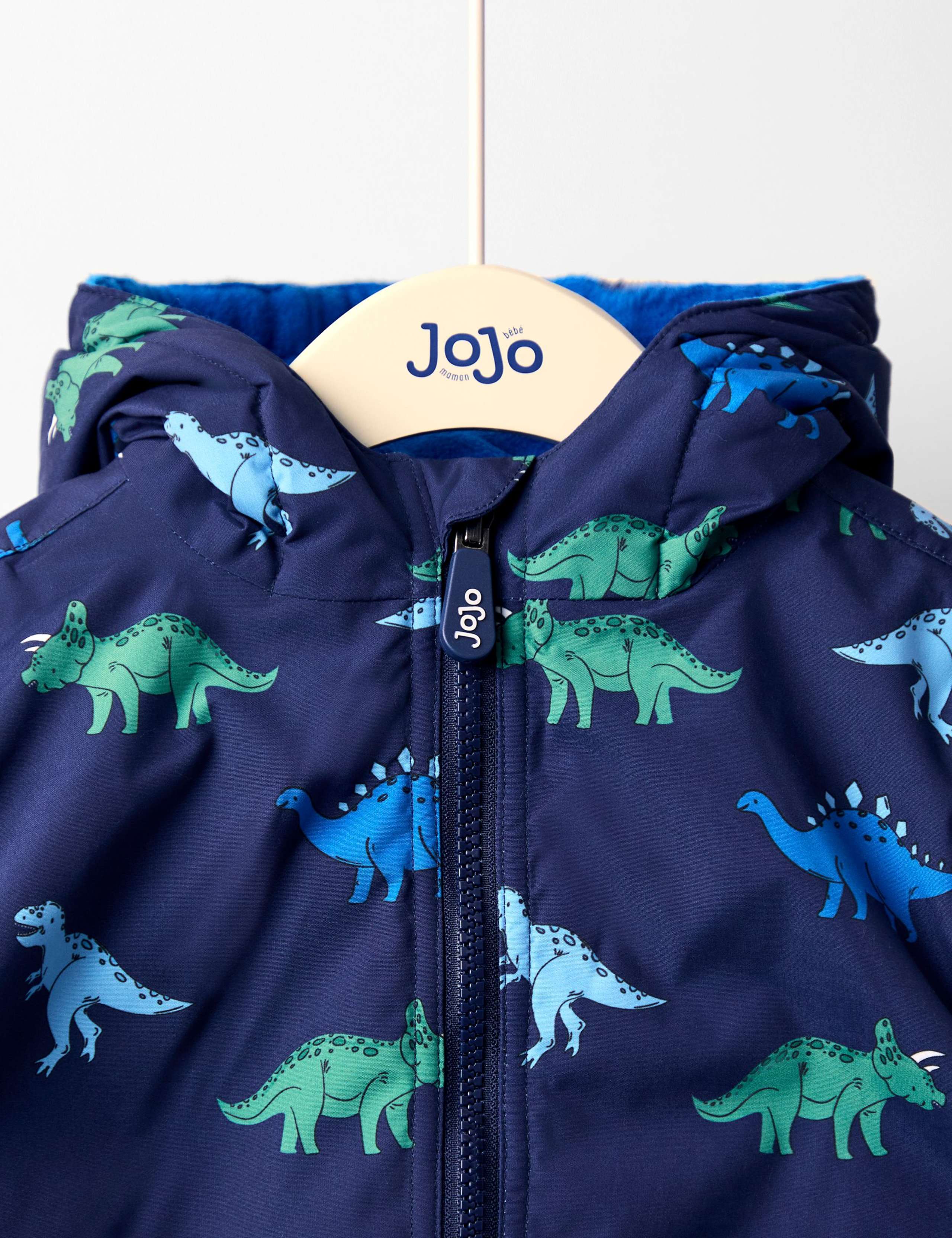 Dinosaur Reversible Sherpa Lined Jacket (12 Mths - 7 Yrs) 5 of 8