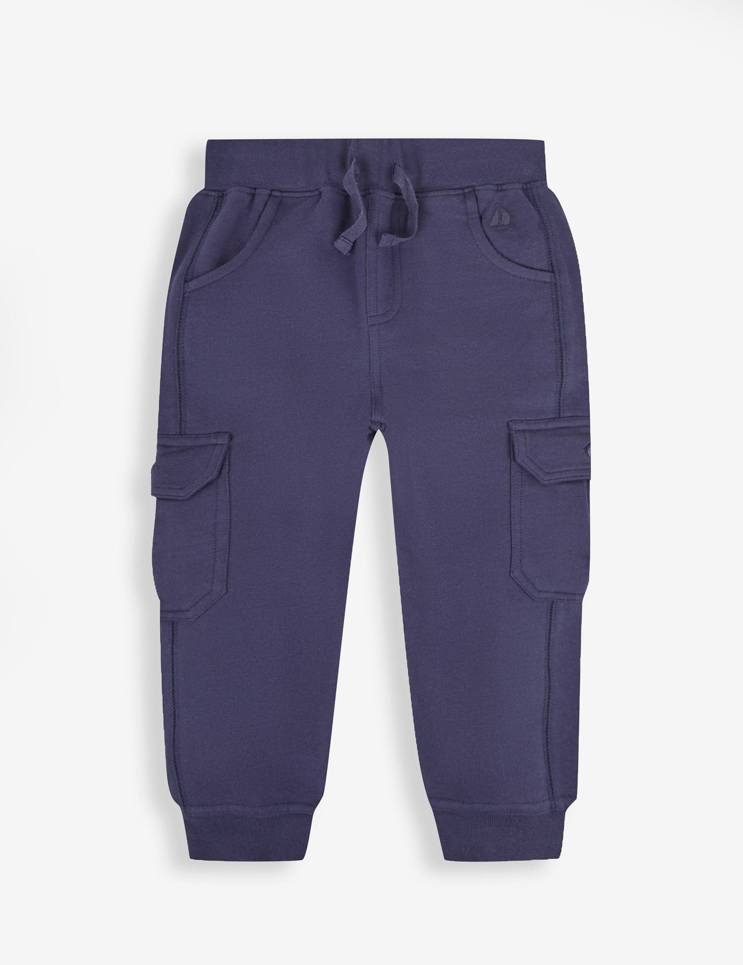 2 Pack Pure Cotton Cargo Joggers (6 Mths-9 Yrs) 3 of 6