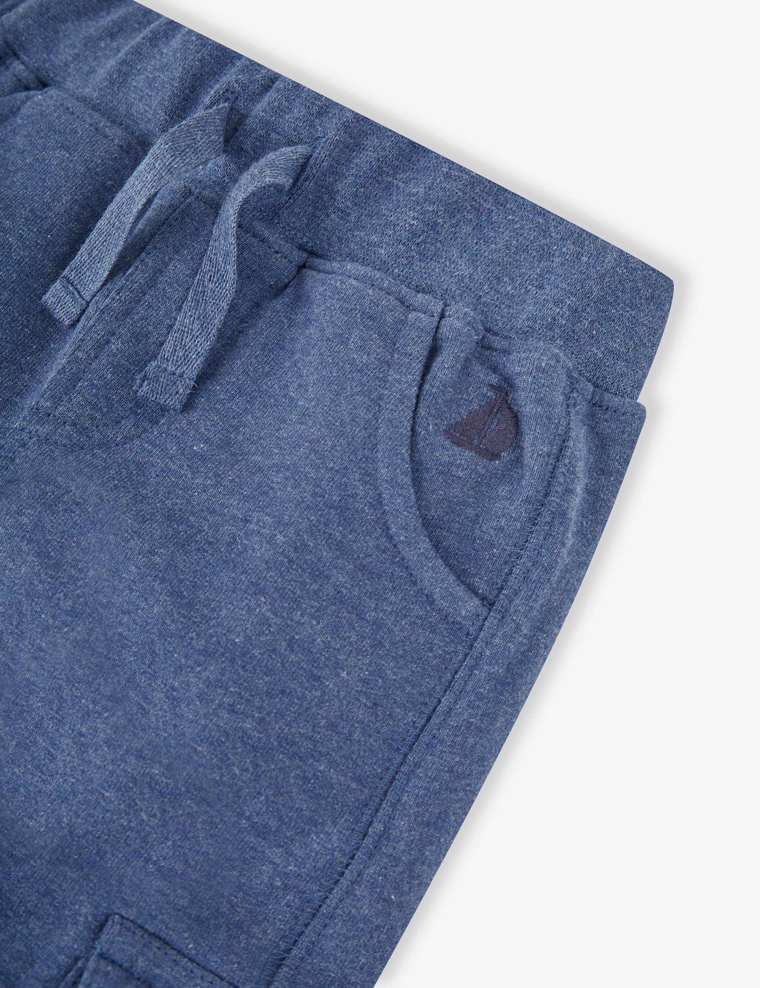 2 Pack Pure Cotton Cargo Joggers (6 Mths-9 Yrs) 4 of 6