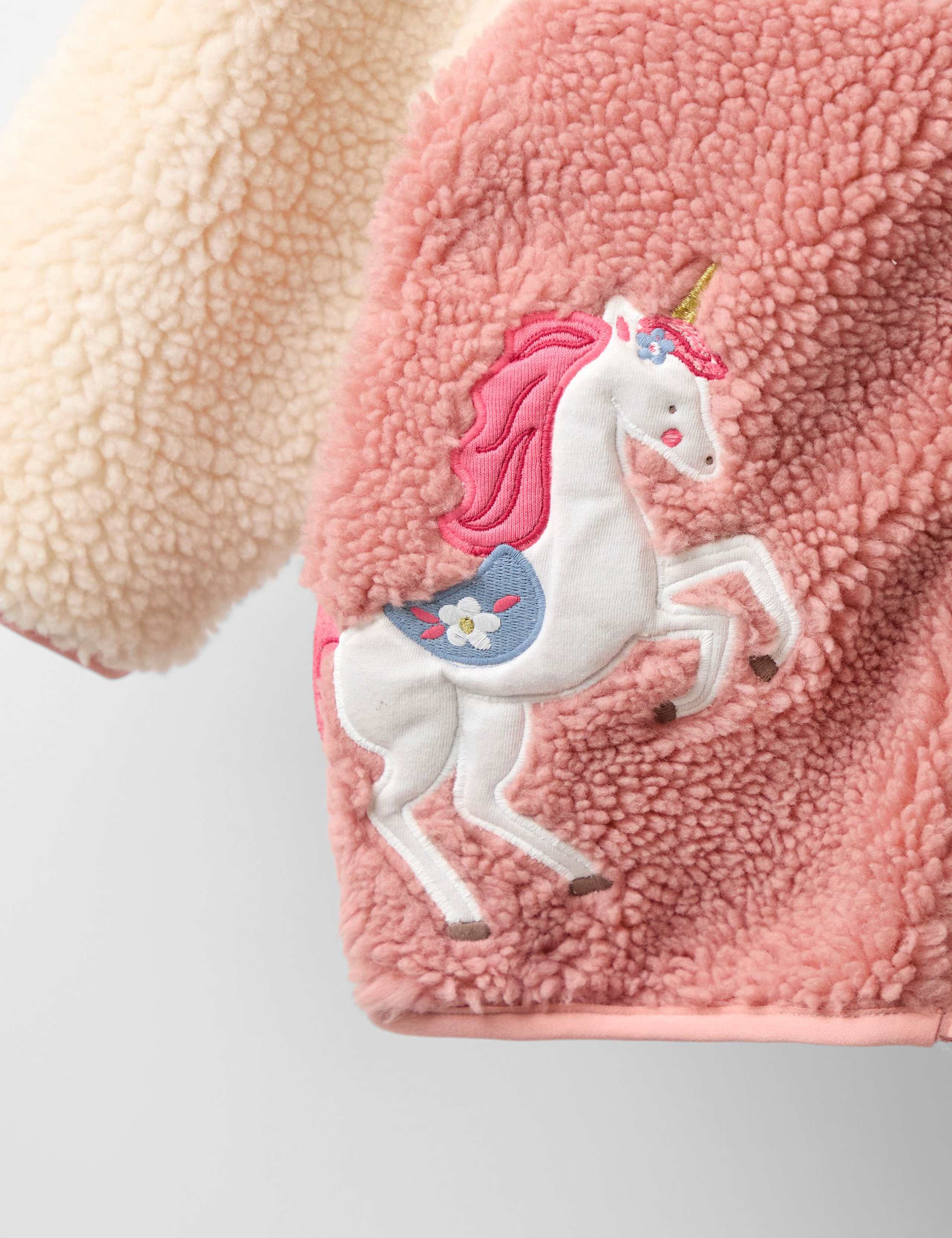 Fleece Reversible Unicorn Jacket (6 Mths-7 Yrs) 2 of 9