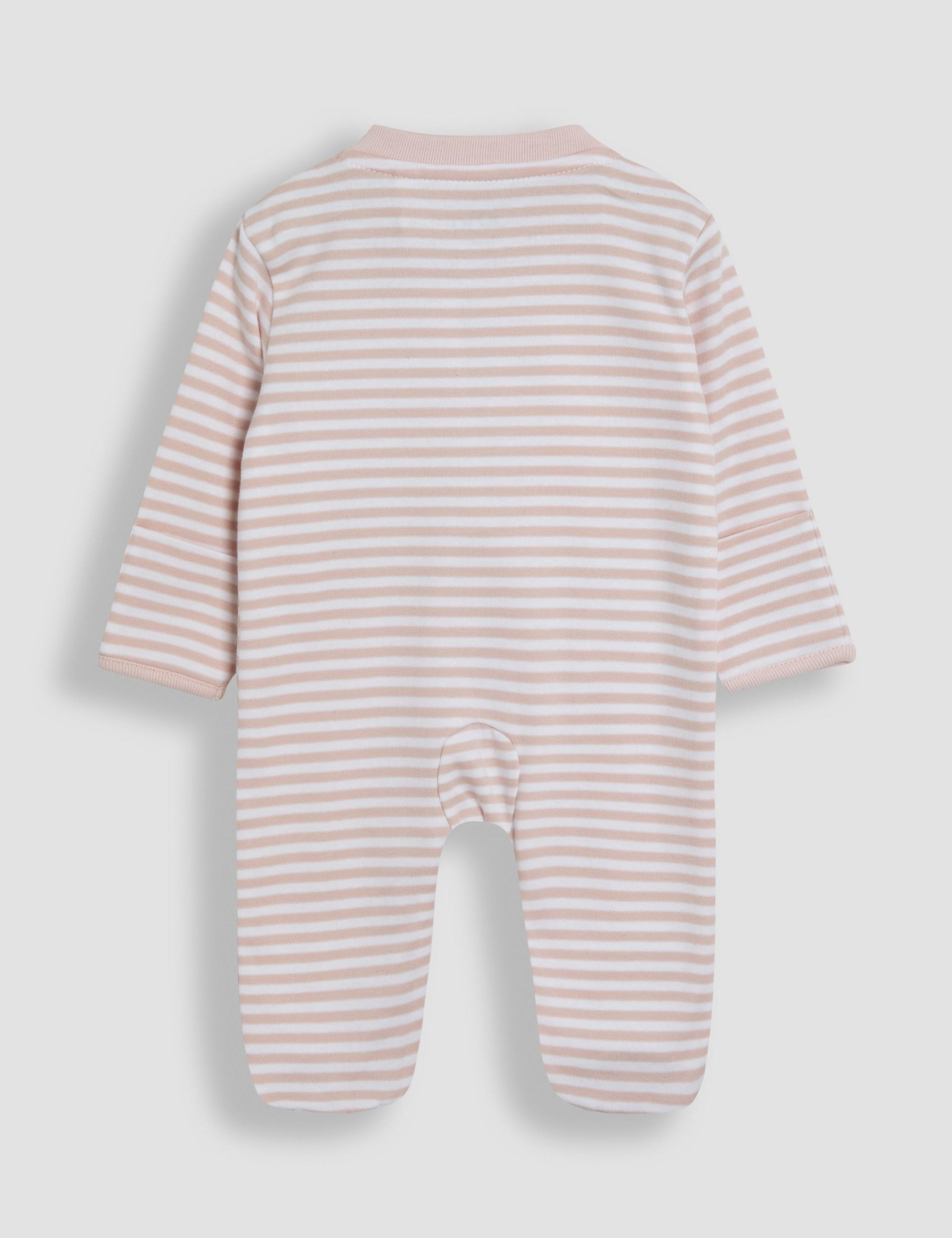 Pure Cotton Bunny Sleepsuit (0-18 Mths) 4 of 4