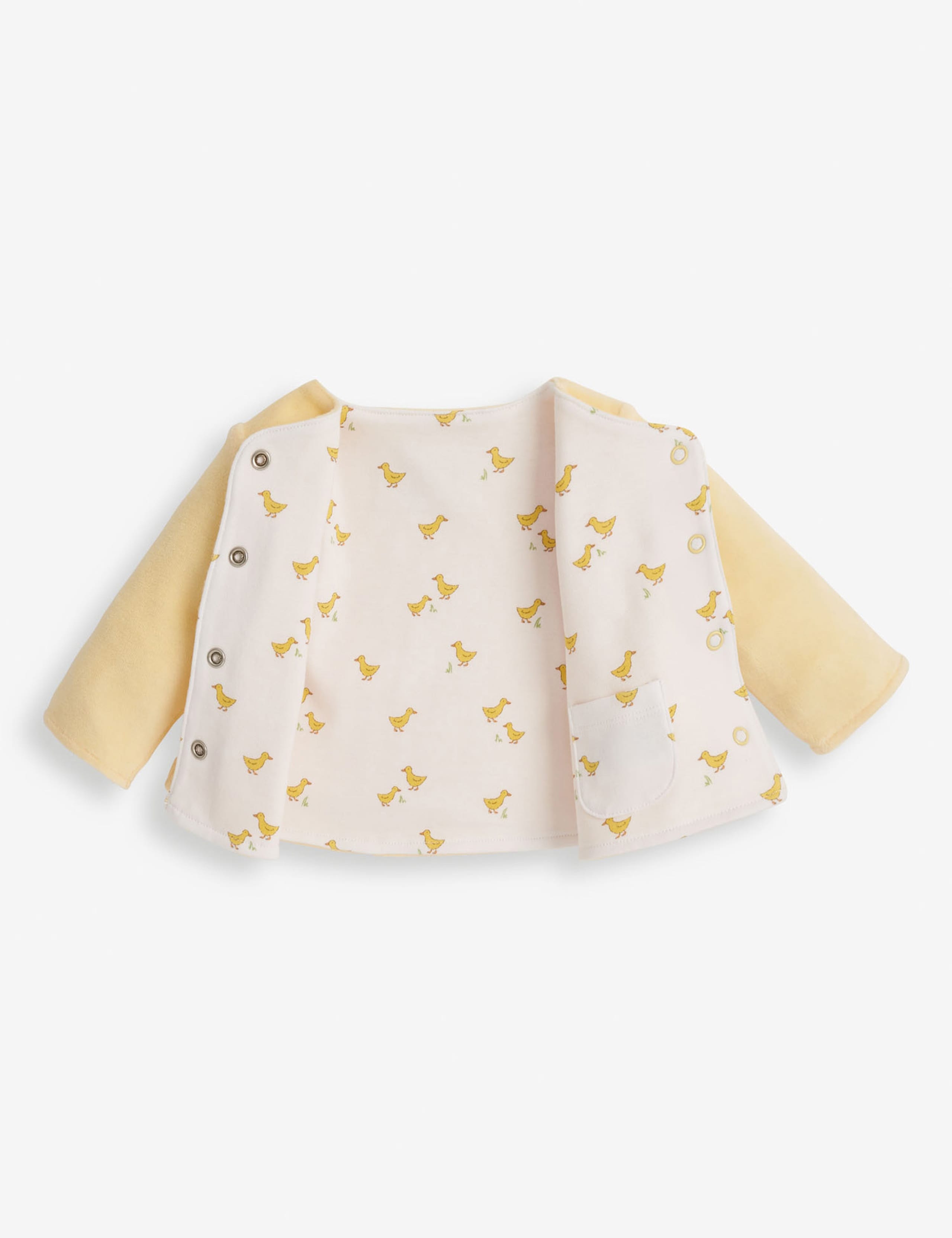 2pc Pure Cotton Print Sleepsuit & Jacket 3 of 6