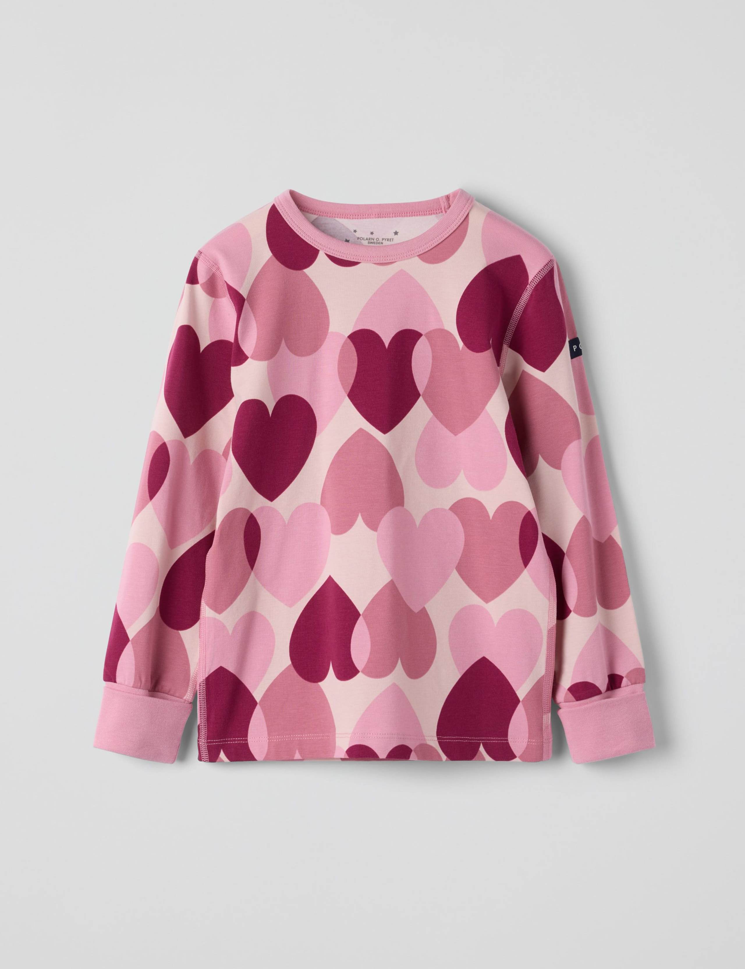Cotton Rich Heart Print Pyjamas (1-10 Yrs) 2 of 6