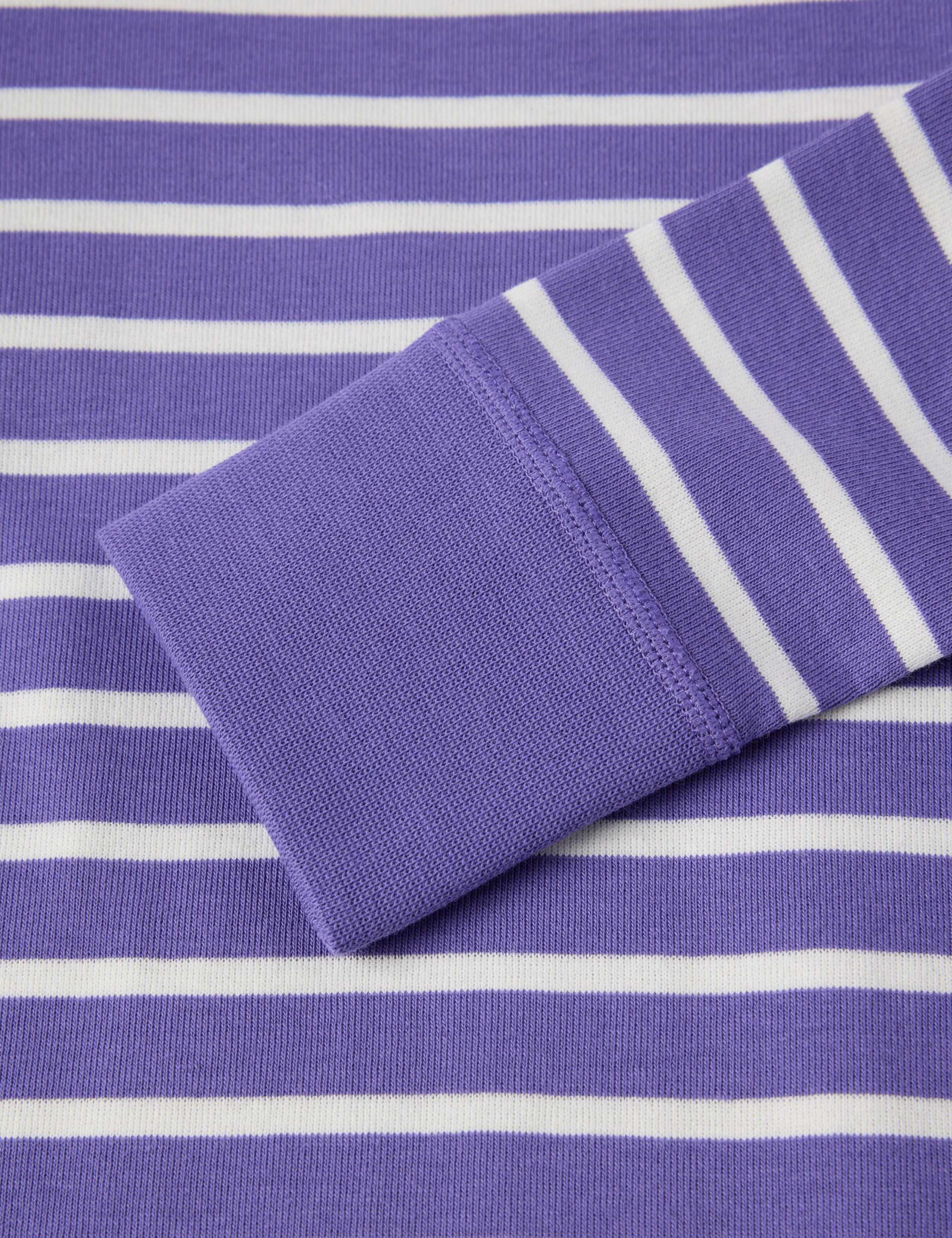 Pure Cotton Jersey Striped Top (1-10 Yrs) 3 of 3