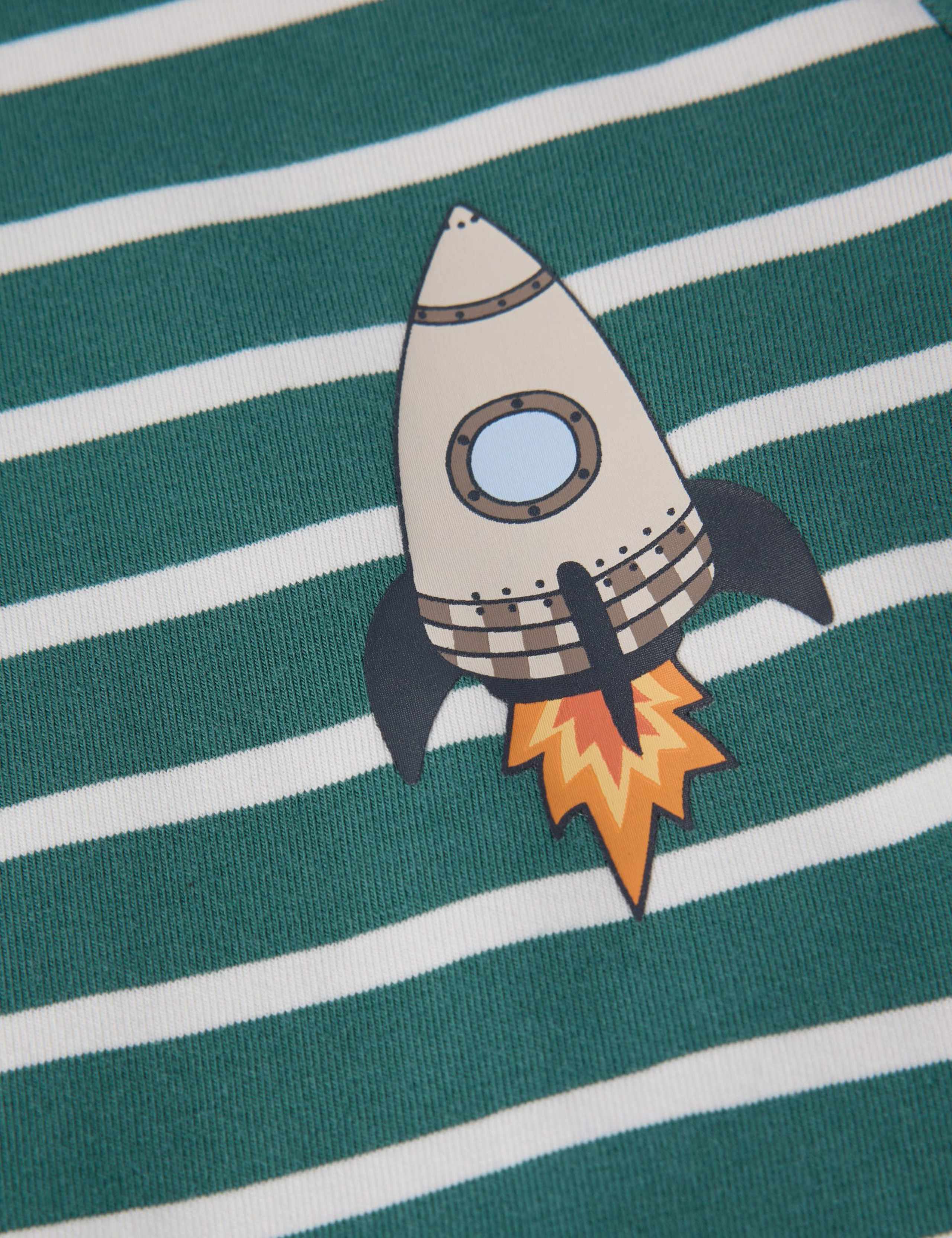 Cotton Rich Striped Rocket Top (1-10 Yrs) 3 of 3