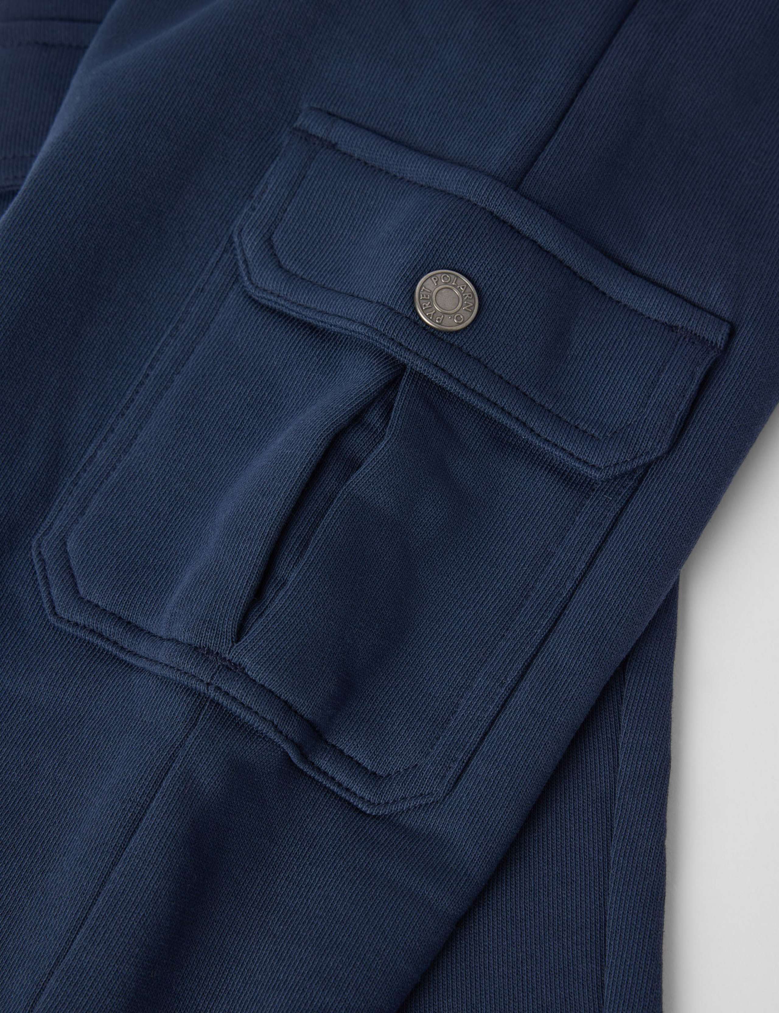 Pure Cotton Cuffed Cargo Joggers (1-10 Yrs) 2 of 4