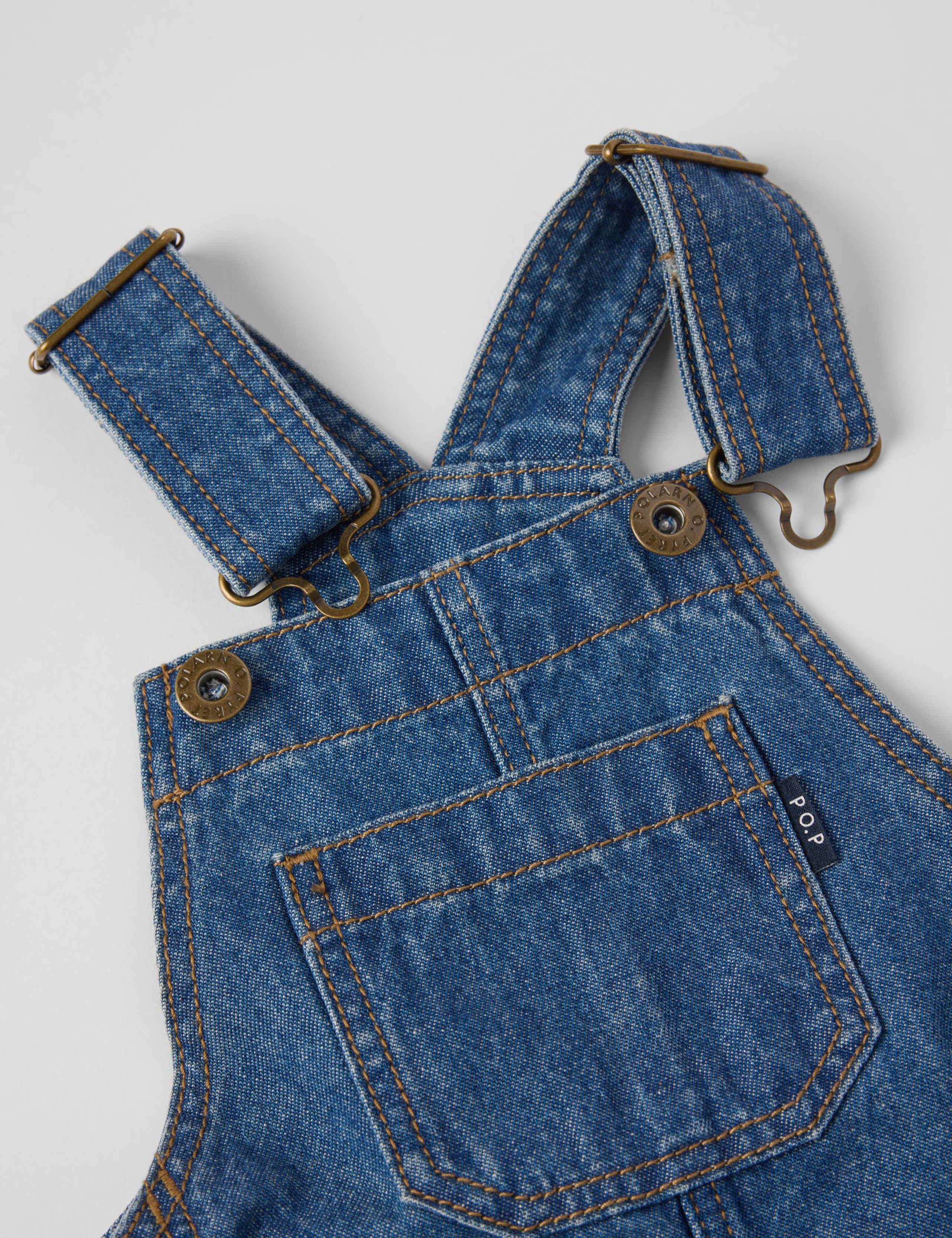 Pure Cotton Dungarees (2-12 Mths) 4 of 5