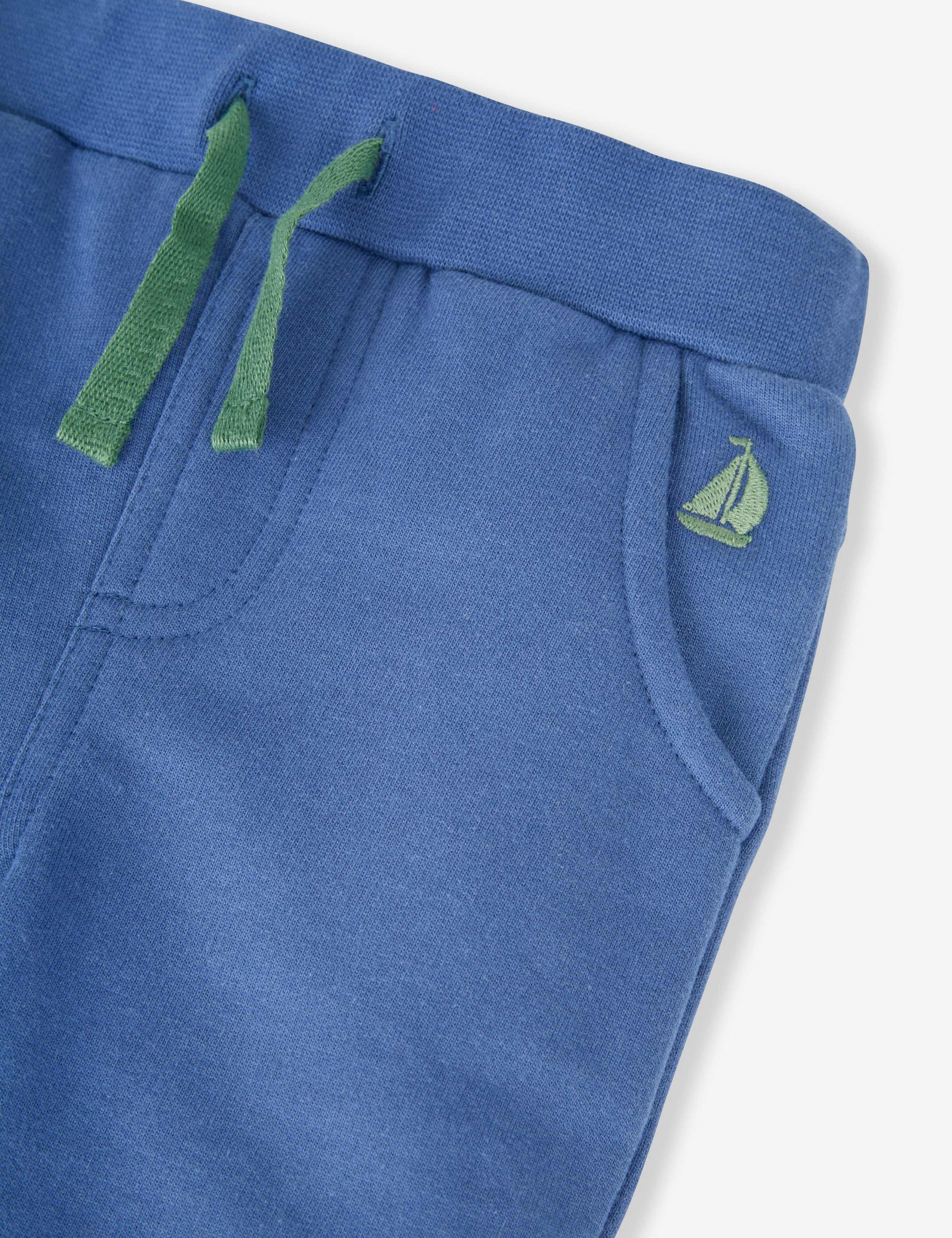2pk Relaxed Pure Cotton Joggers (6 Mths - 6 Yrs) 3 of 5