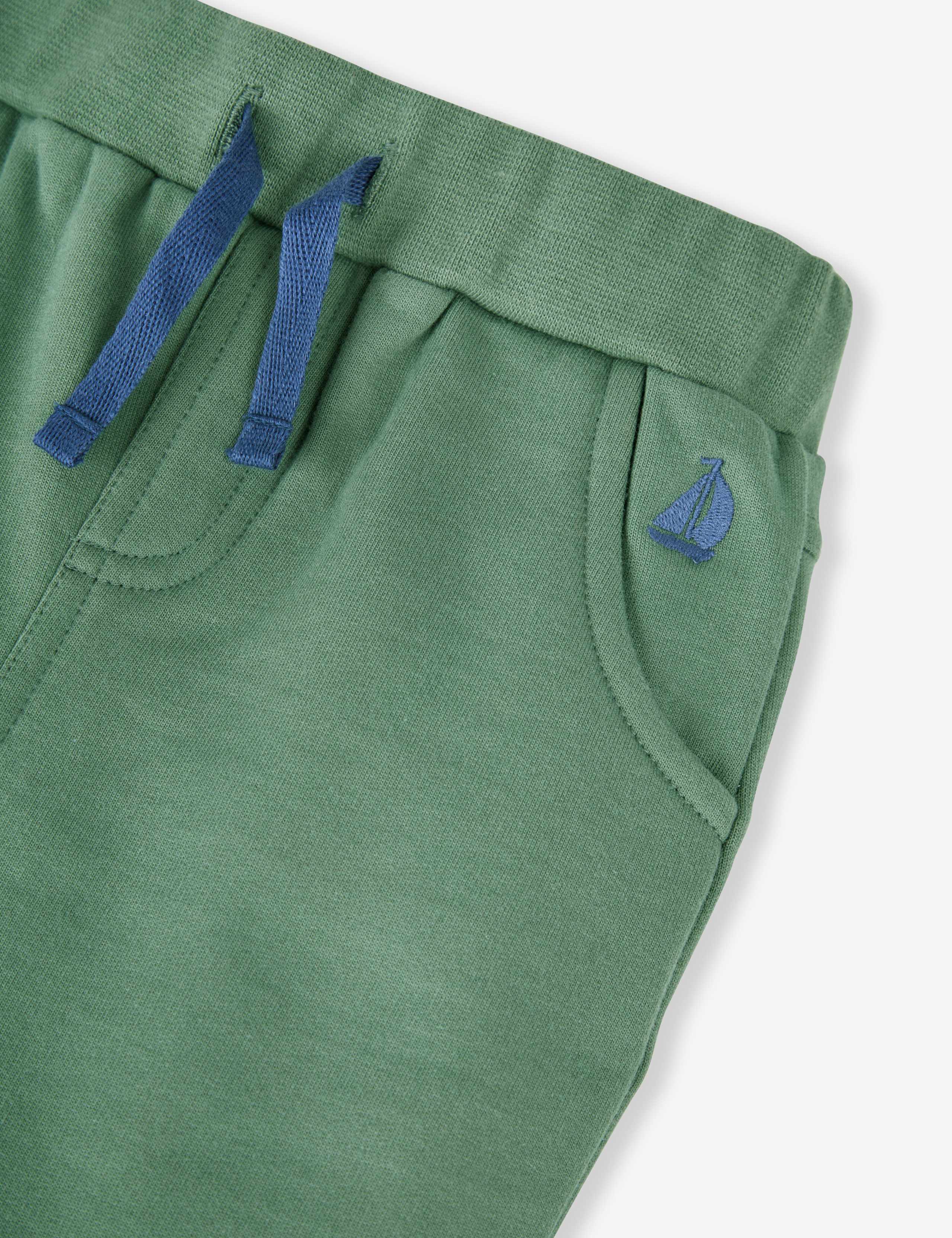 2pk Relaxed Pure Cotton Joggers (6 Mths - 6 Yrs) 5 of 5