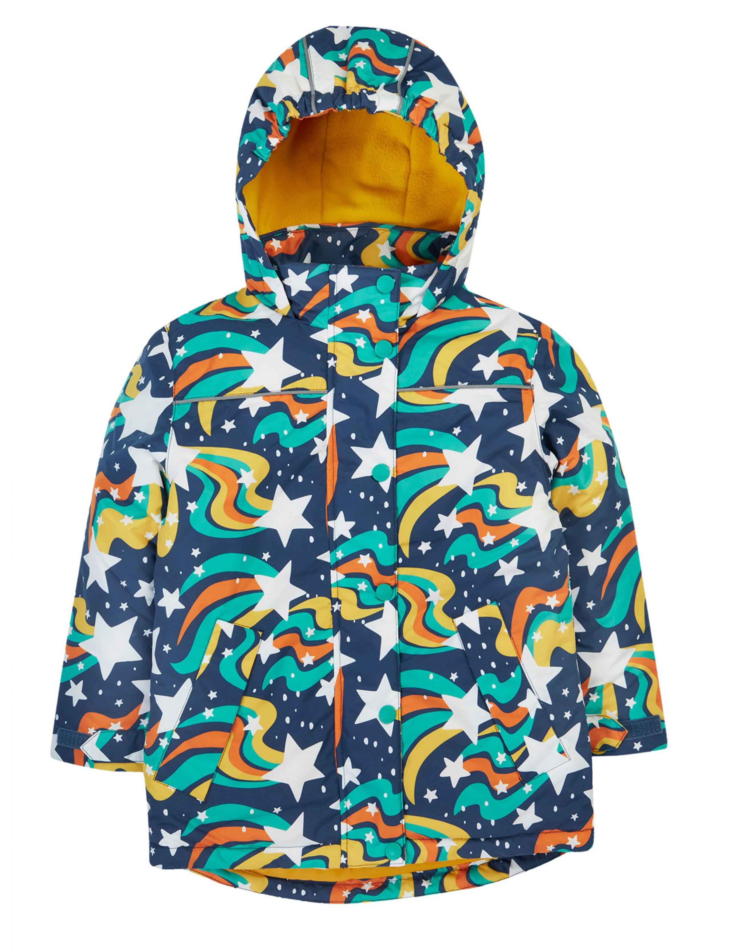 Printed Fleece Lined Raincoat (1-10 Yrs) 2 of 7