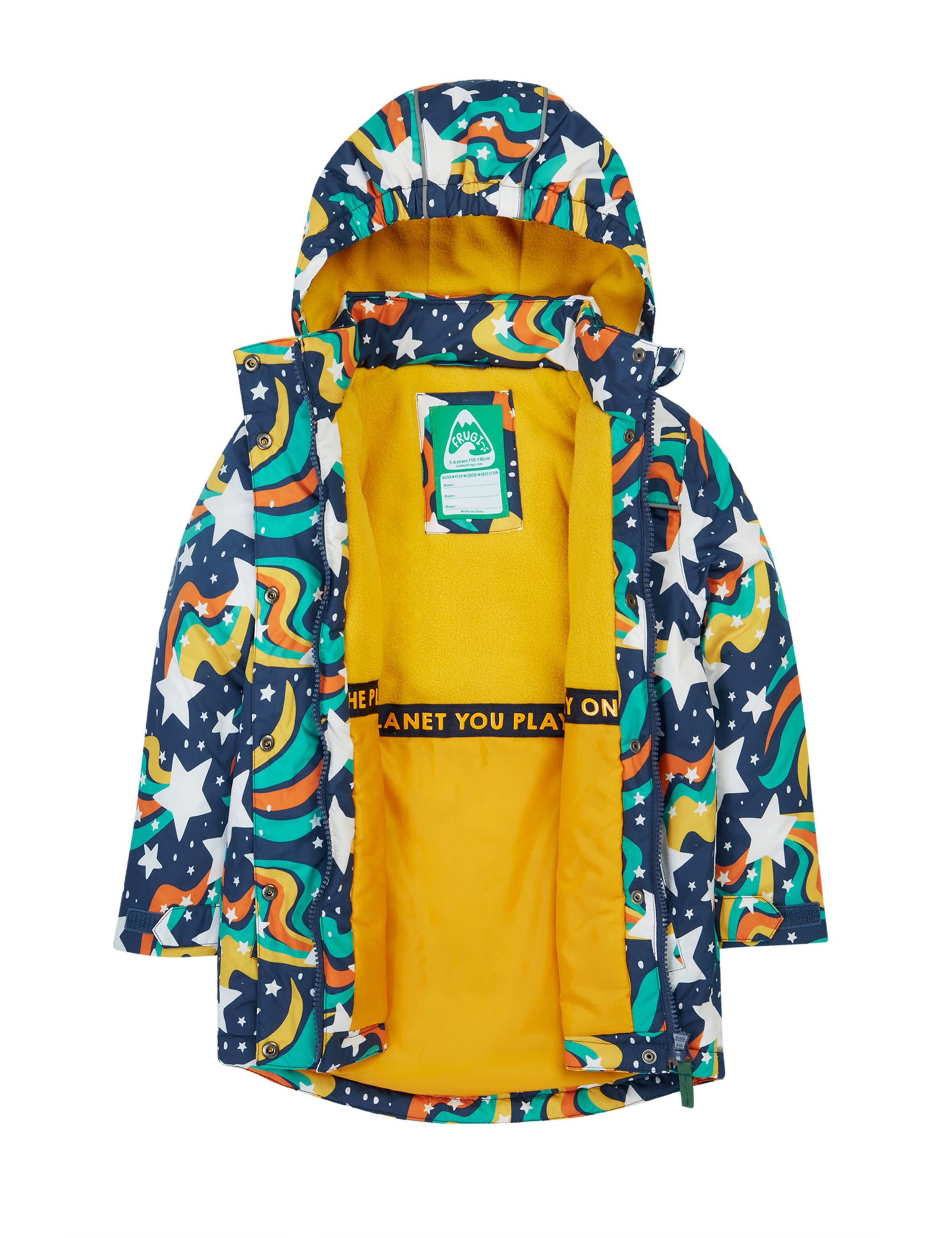 Printed Fleece Lined Raincoat (1-10 Yrs) 4 of 7