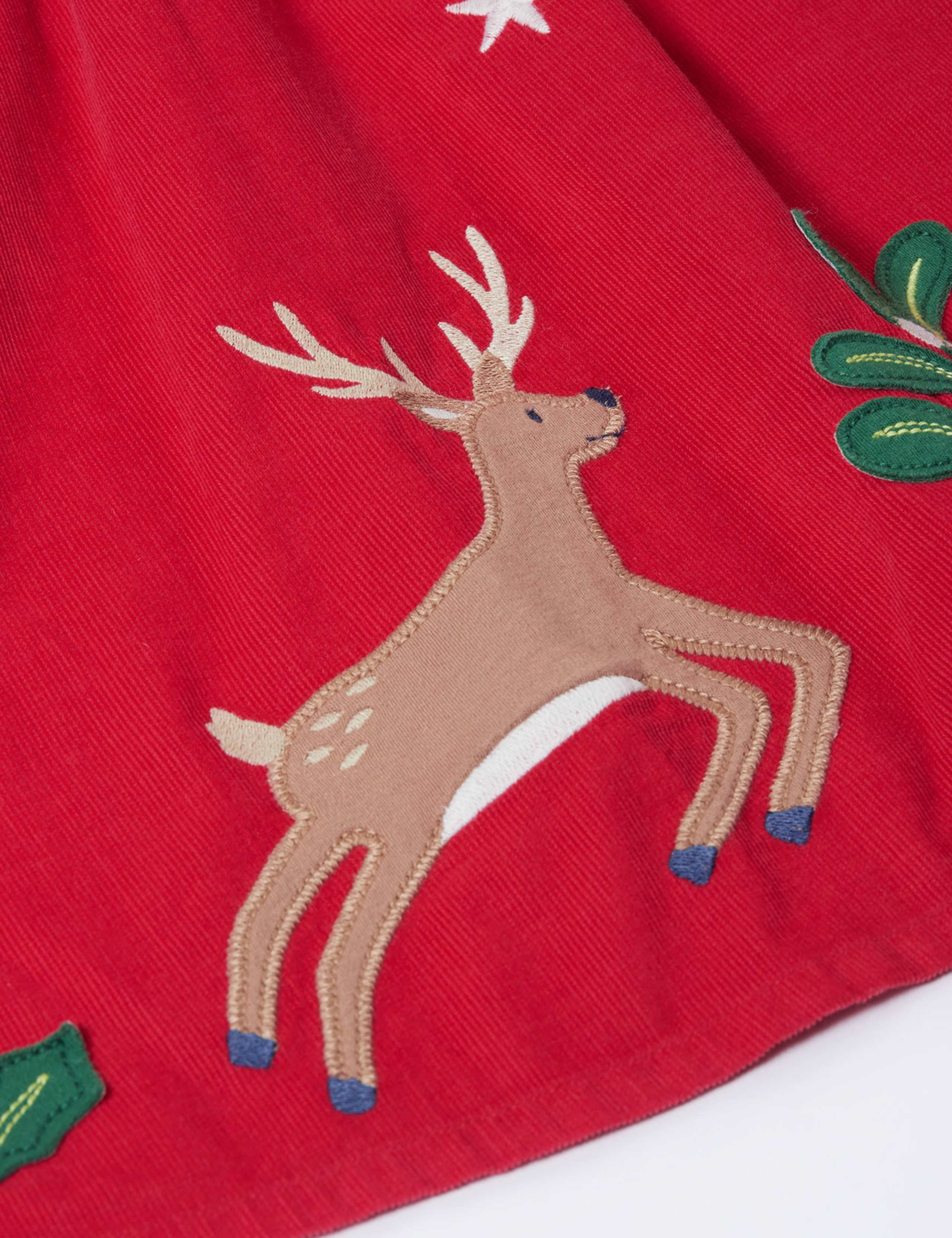 Cord Reindeer Dress (2-10 Yrs) 2 of 3
