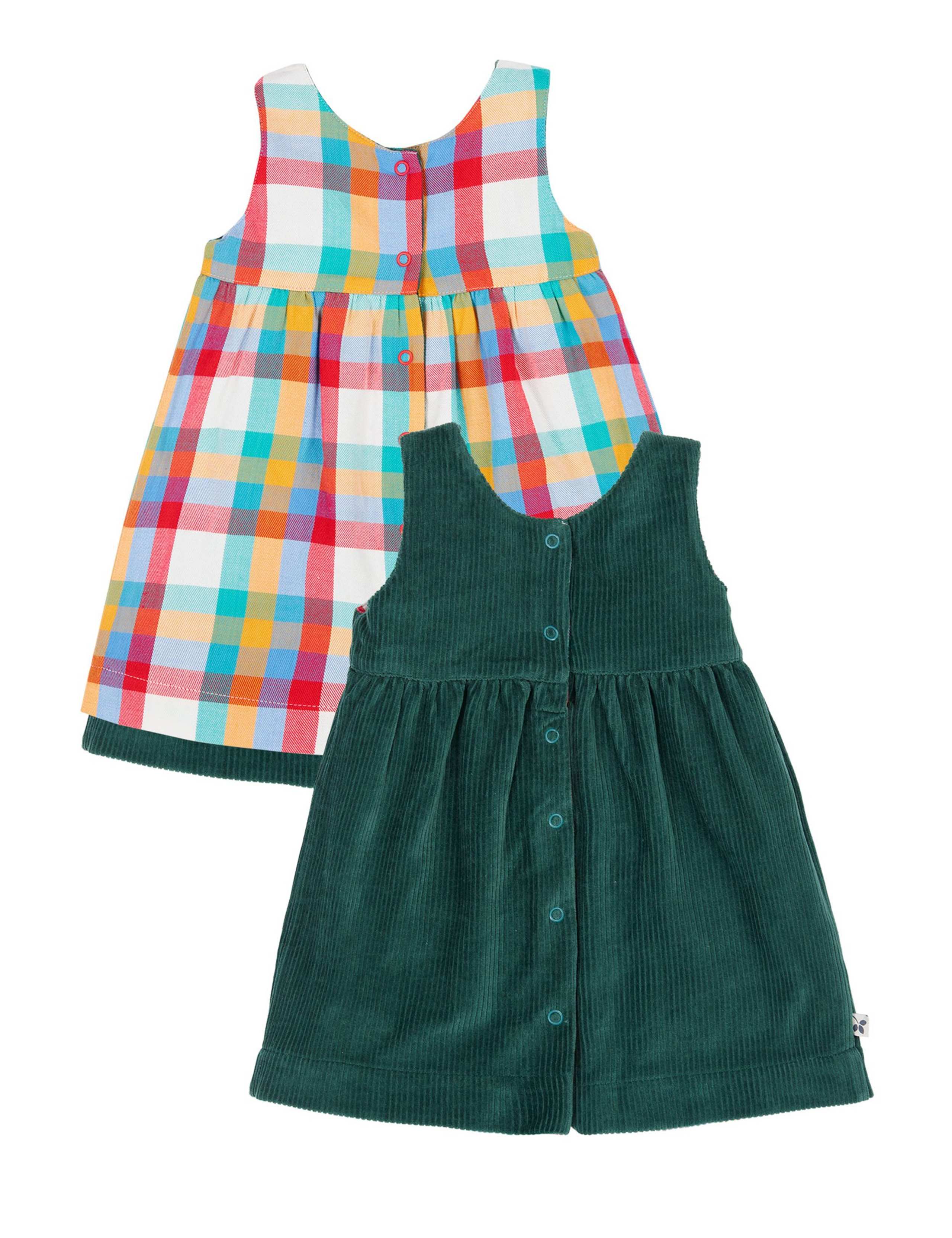 Pure Cotton Reversible Dress (0-5 Yrs) 4 of 7