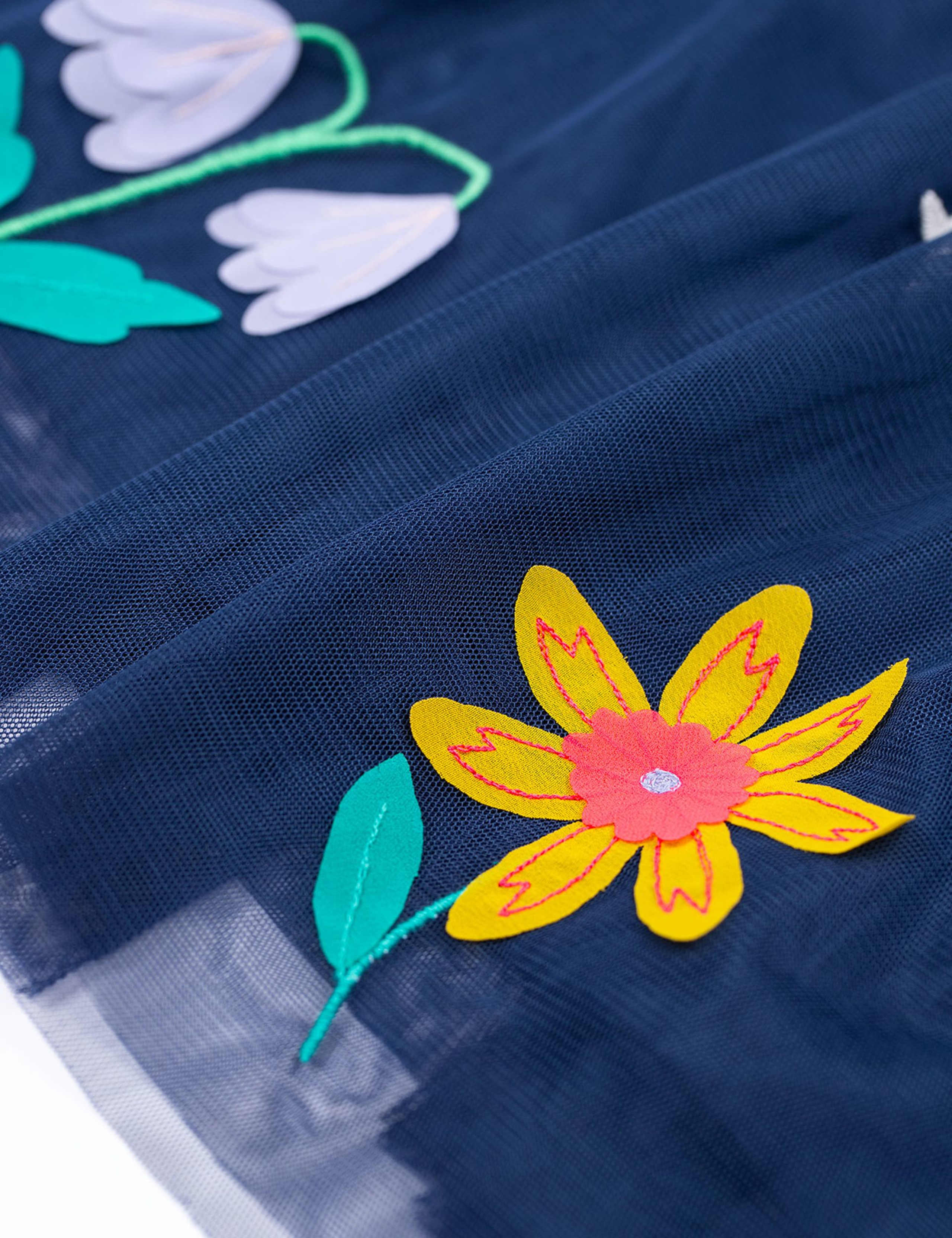 Floral & Star Dress (2-12 Yrs) 2 of 4