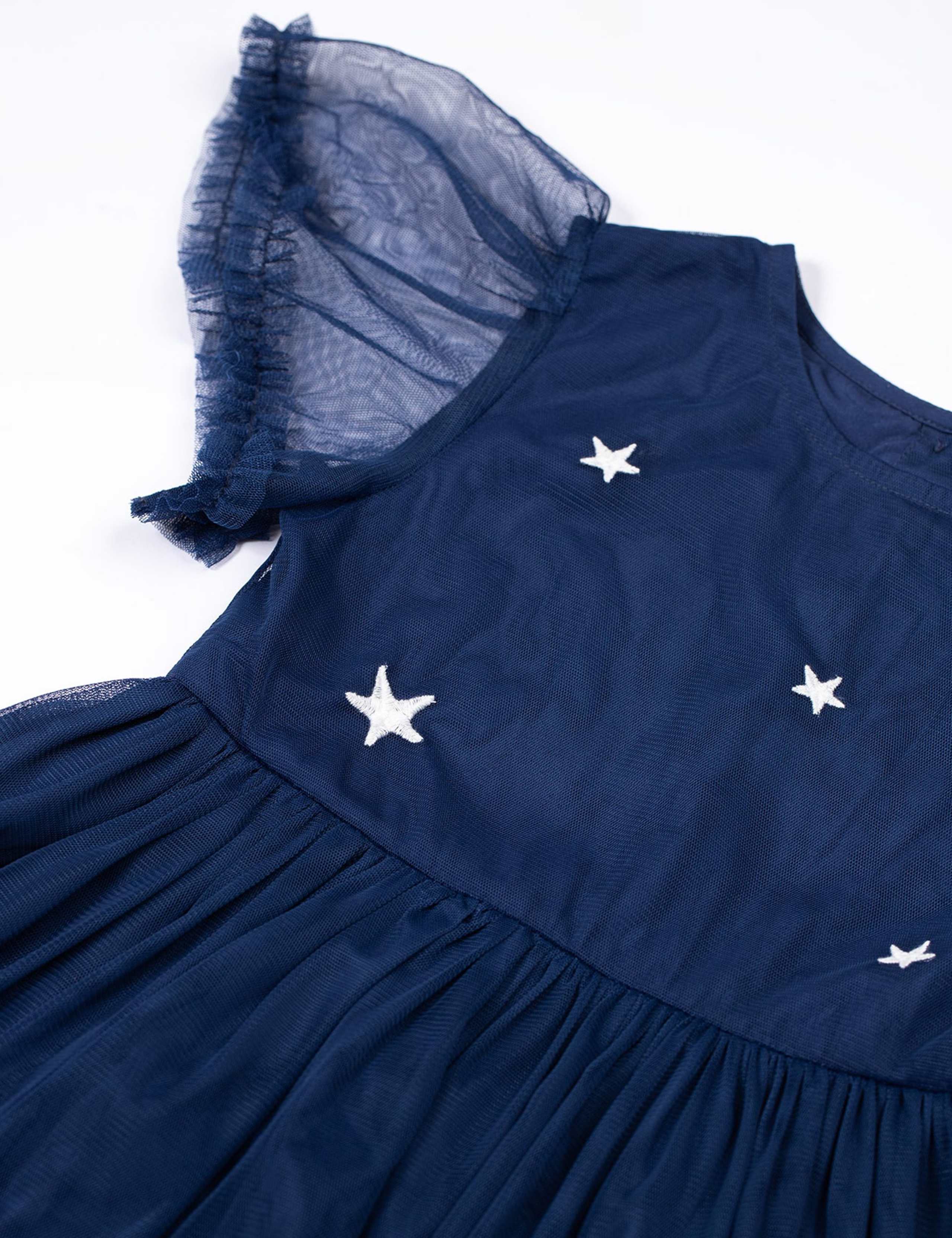 Floral & Star Dress (2-12 Yrs) 3 of 4