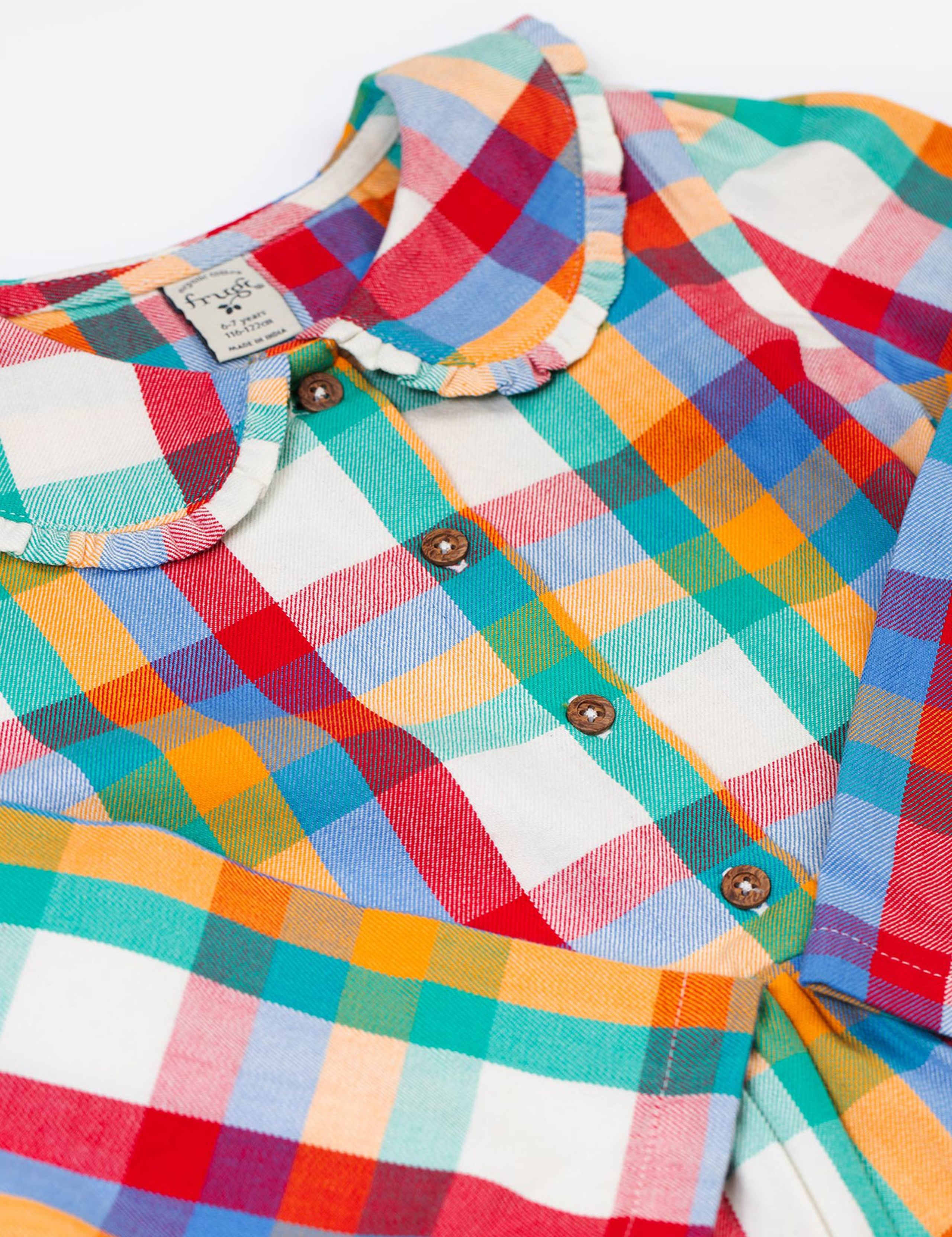 Pure Cotton Checked Dress (2-10 Yrs) 4 of 4