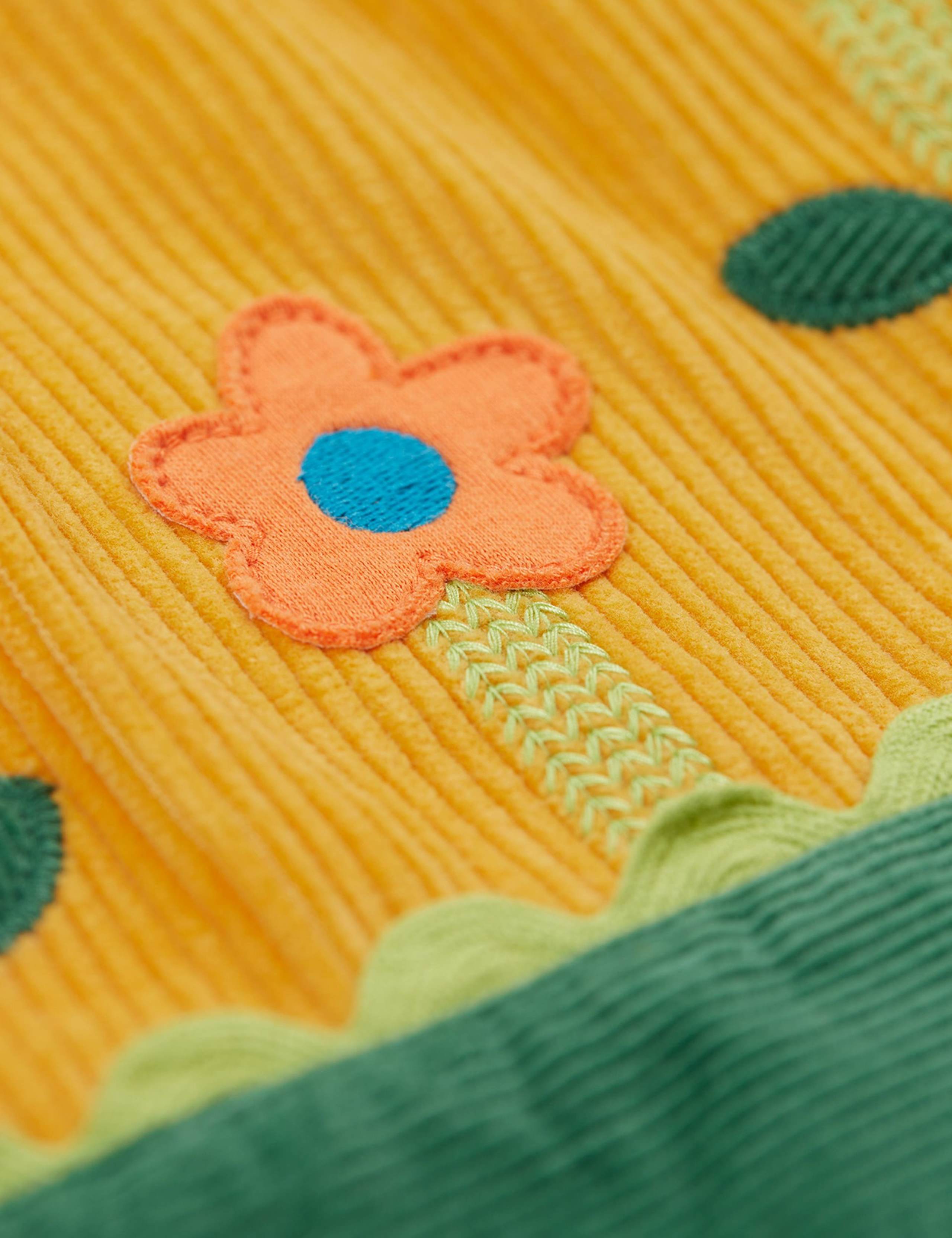 Pure Cotton Cord Embroidered Dress (0-5 Yrs) 2 of 3
