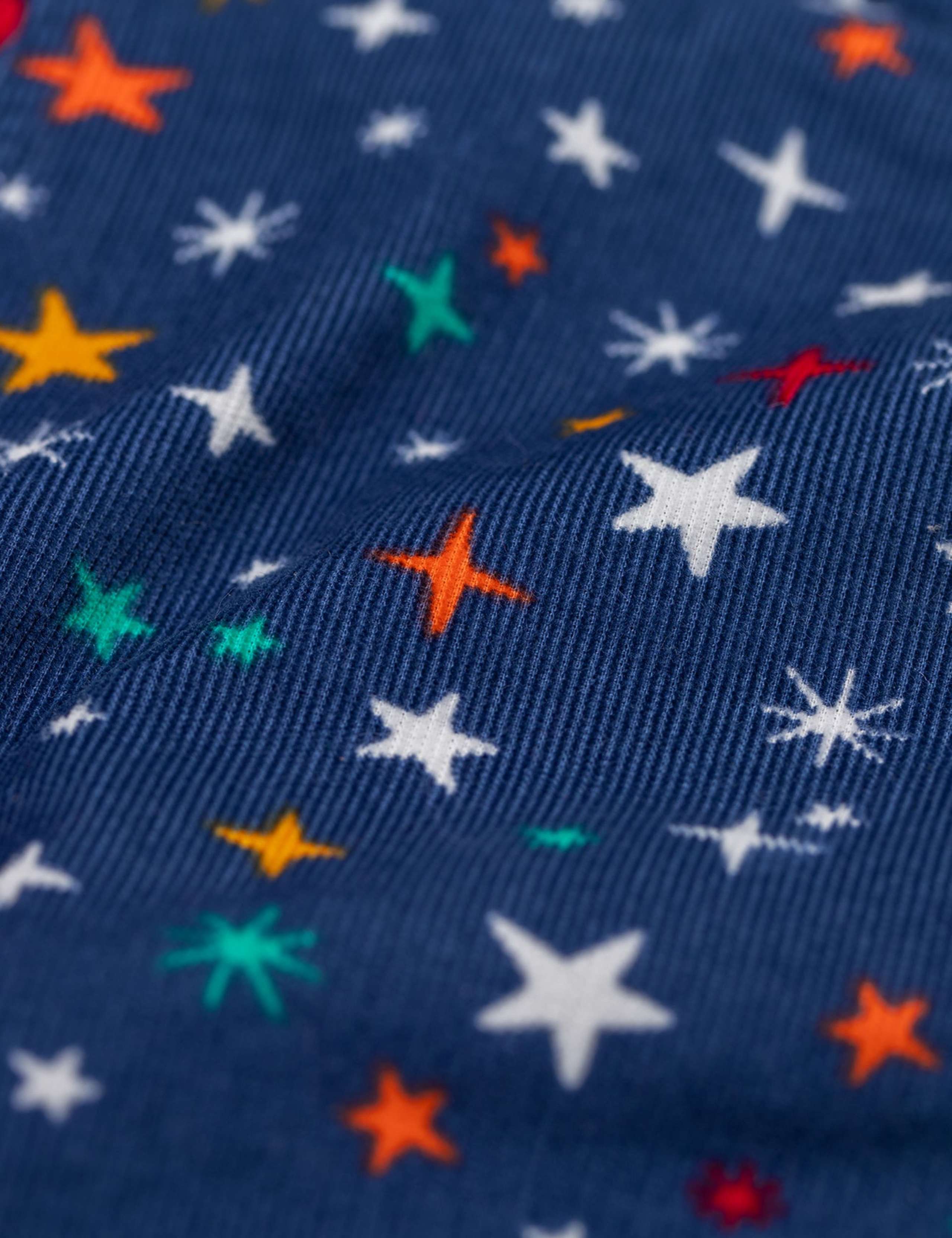 Pure Cotton Cord Star Print Dungarees (0-4 Yrs) 2 of 3