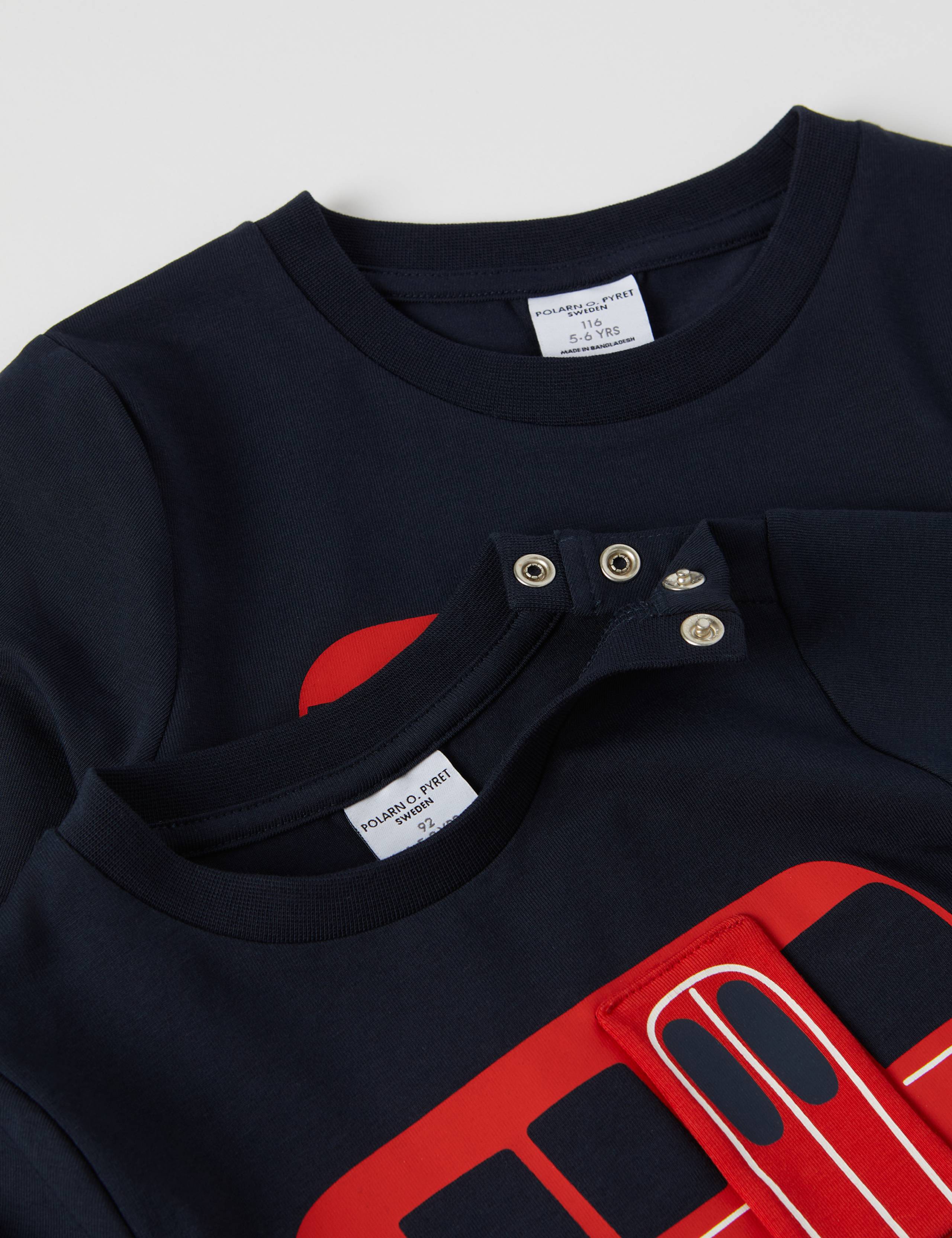 Cotton Rich Bus Print Top (1-7 Yrs) 4 of 4