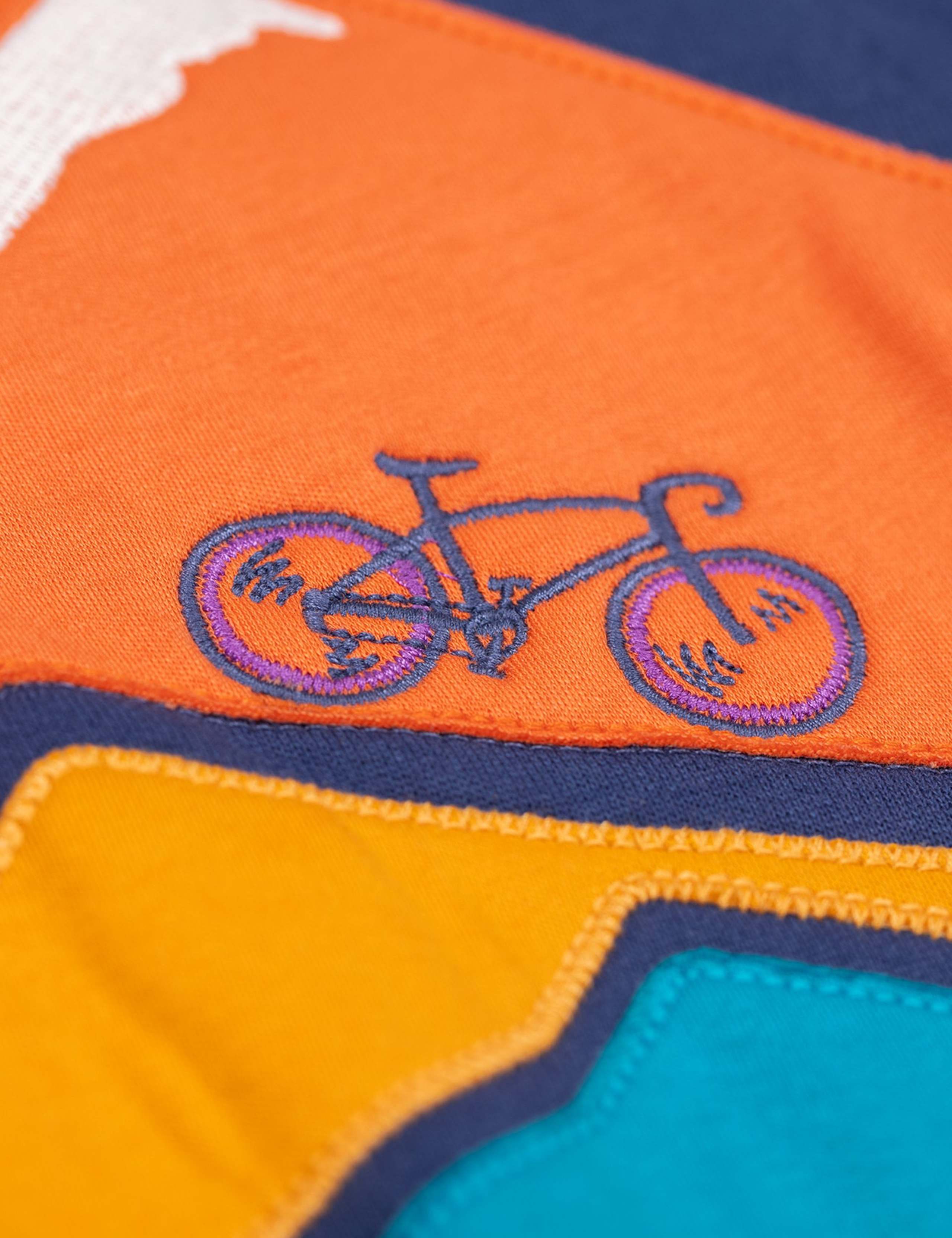 Pure Cotton Bike Appliqué Zip Hoodie (2-12 Yrs) 3 of 3