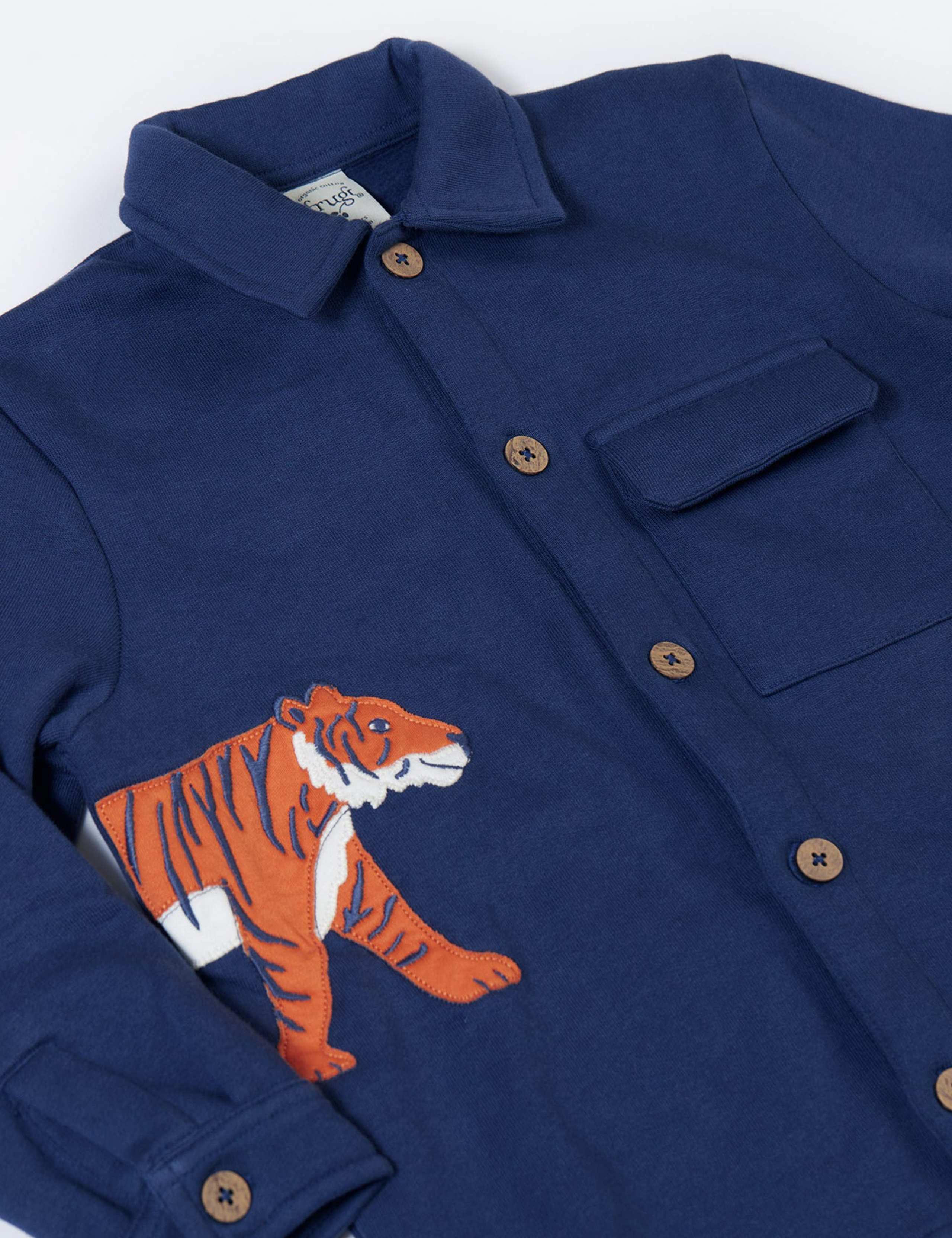 Pure Cotton Embroidered Shacket (2-10 Yrs) 2 of 3