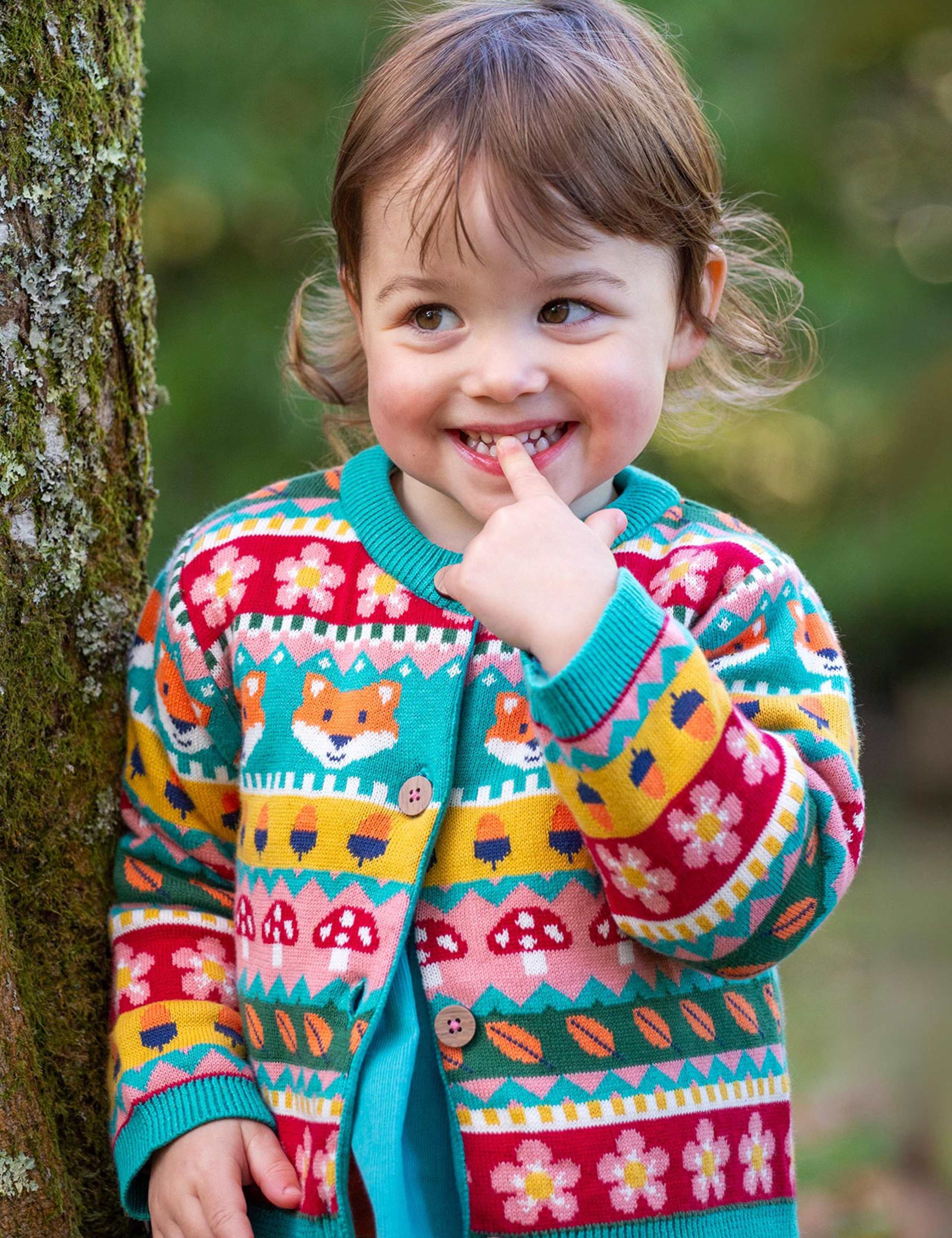 Pure Cotton Knitted Fair Isle Cardigan (0-5 Yrs) 5 of 5
