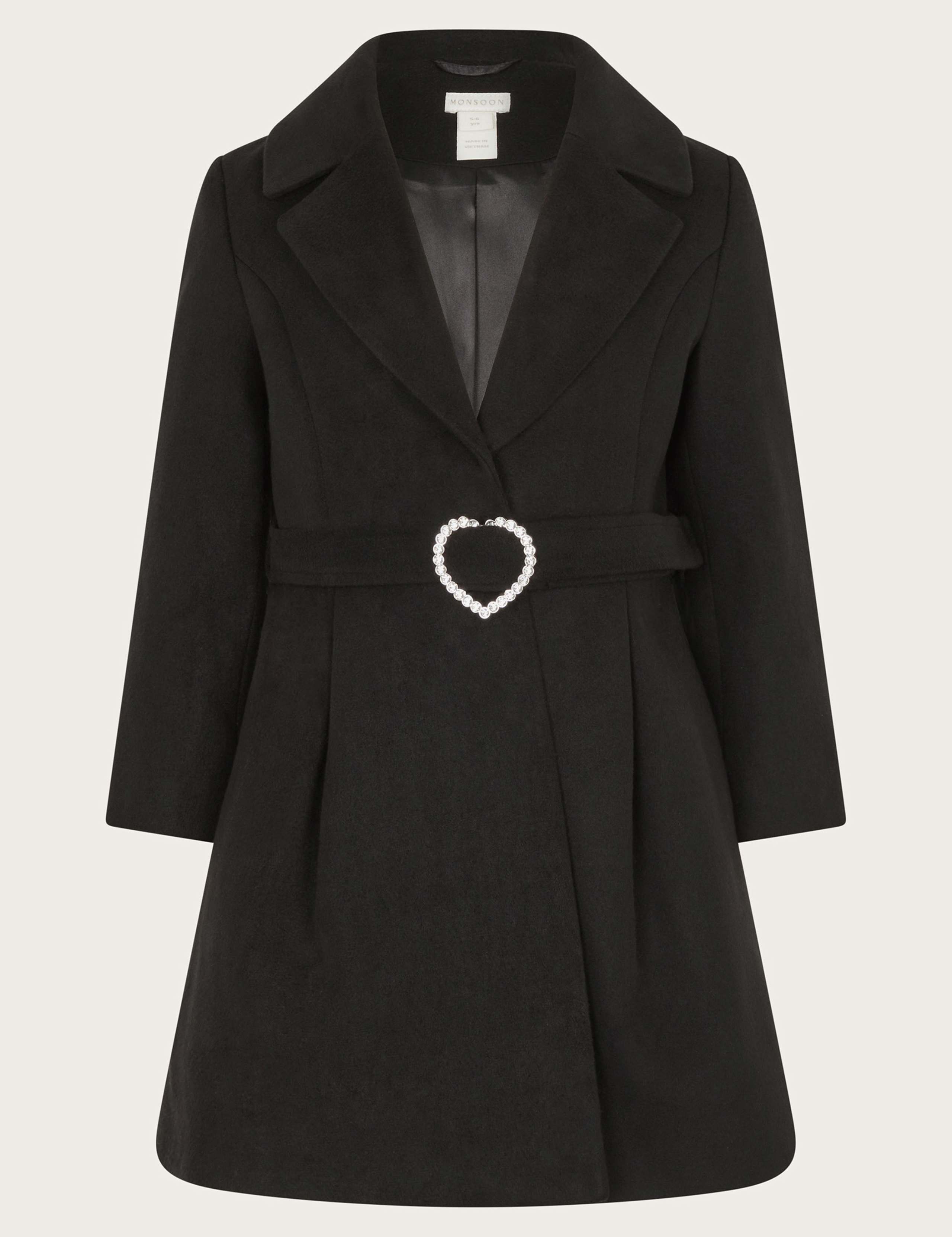 Belted Shawl Collar Coat (3-15 Yrs) 2 of 4