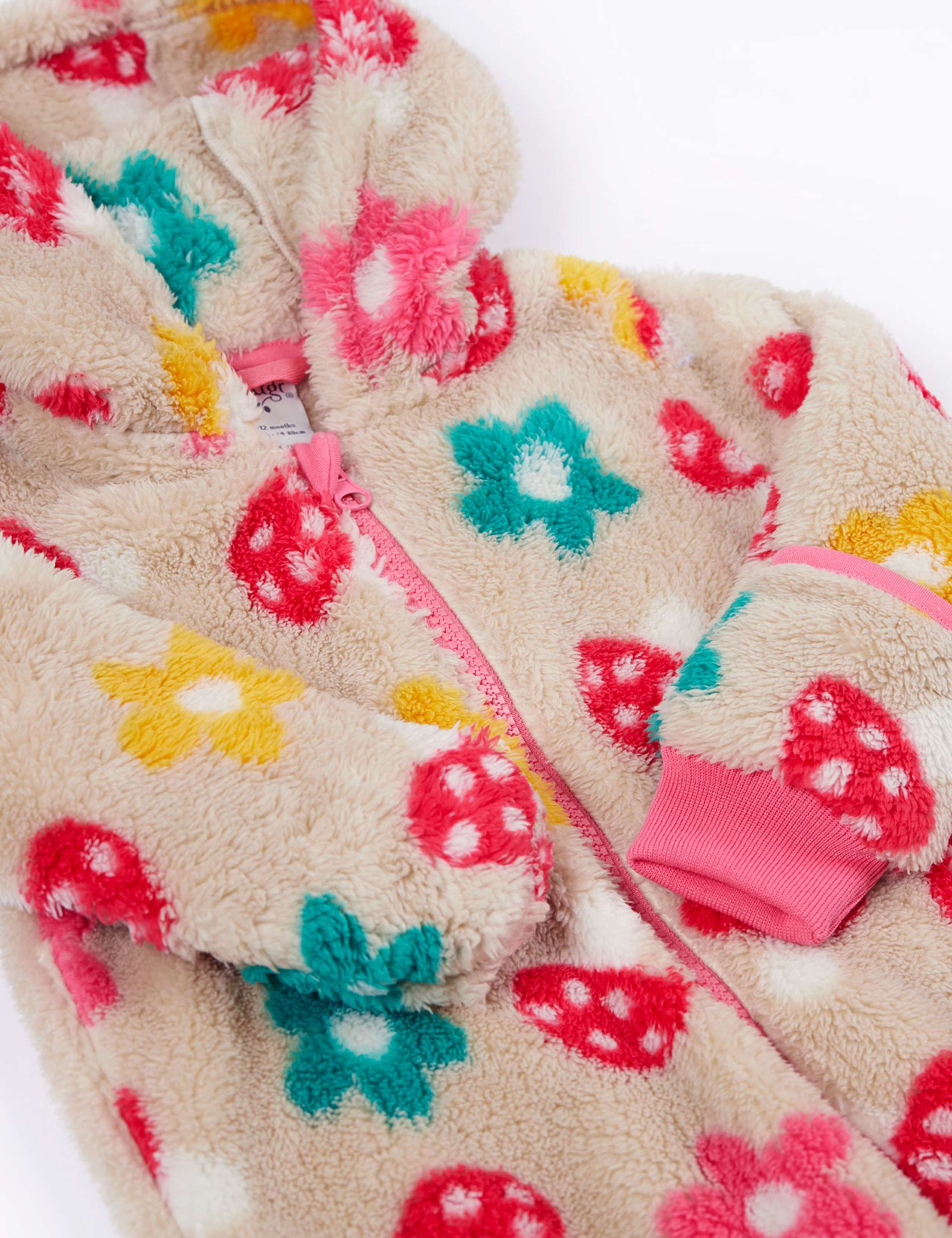 Fleece Woodland Print Zip All in One (0-4 Yrs) 3 of 5