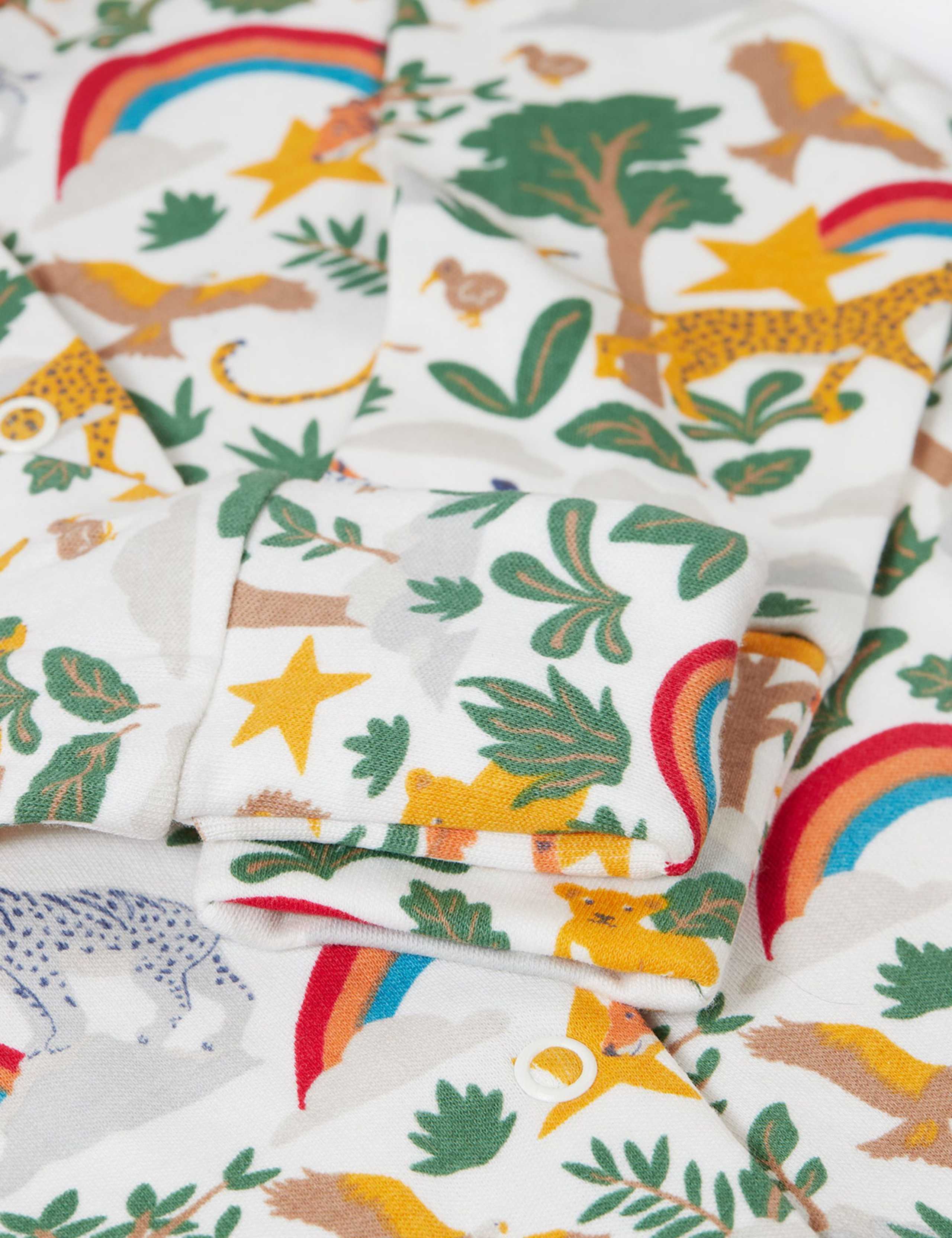 2pc Pure Cotton Safari Print Gift Set (0-12 Mths) 3 of 3