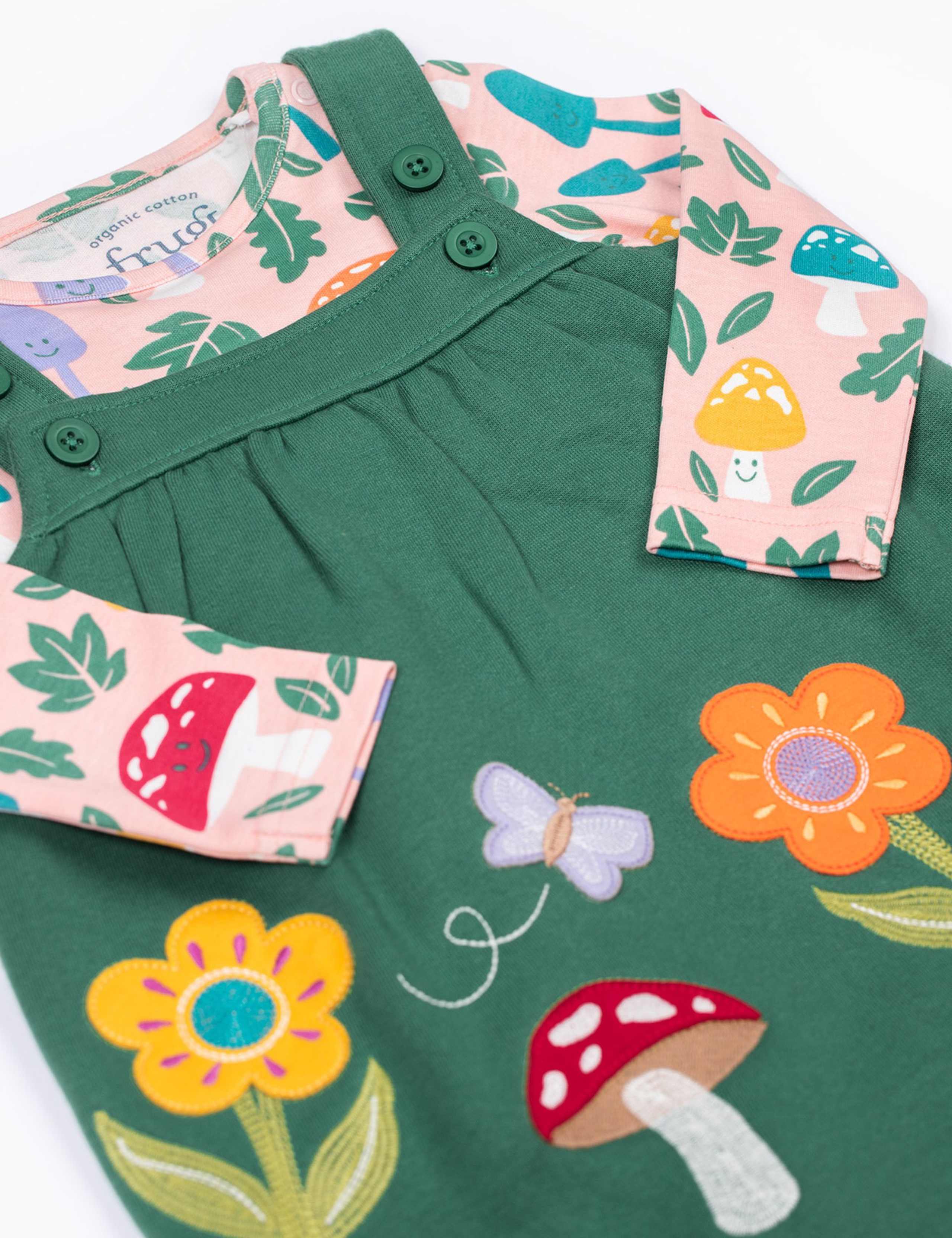 2pc Floral & Toadstool Outfit (0-5 Yrs) 3 of 5