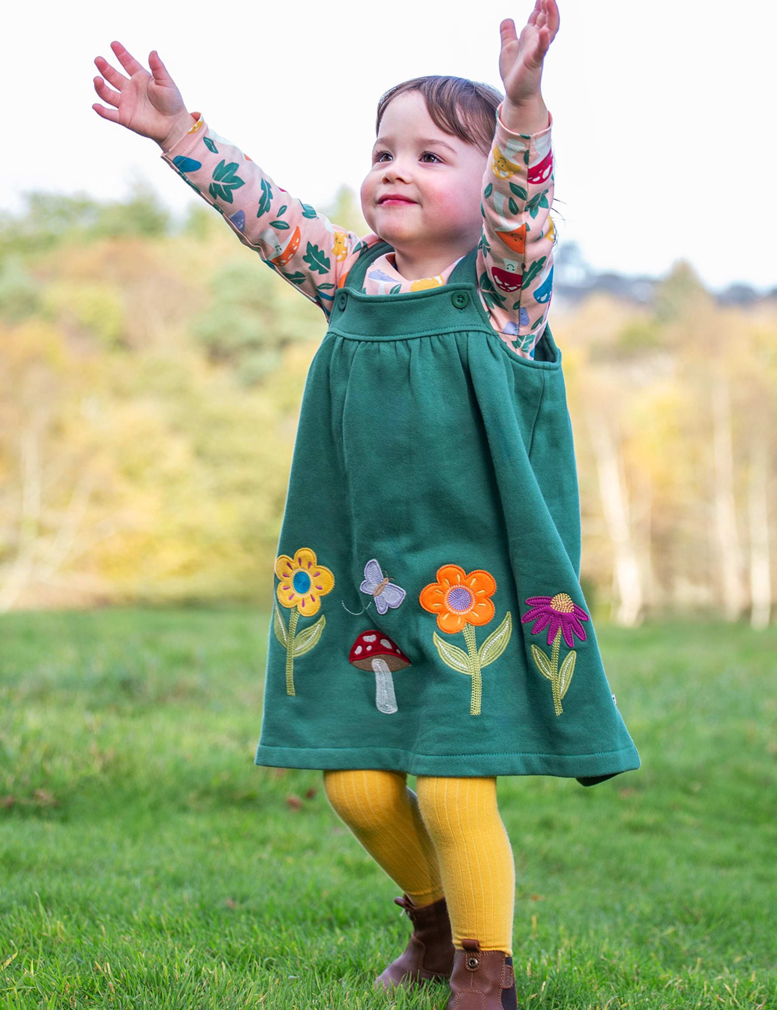 2pc Floral & Toadstool Outfit (0-5 Yrs) 5 of 5