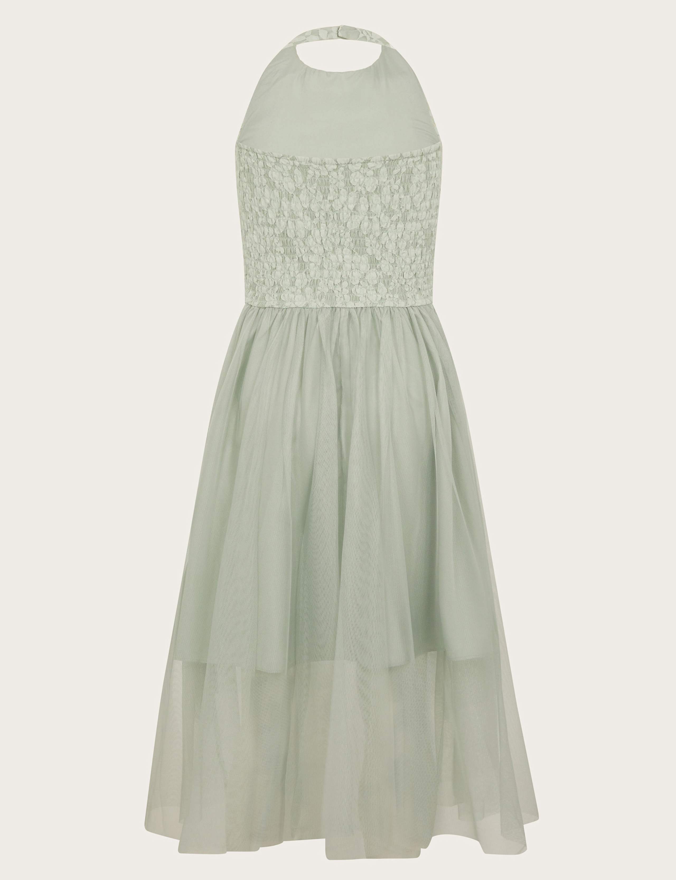 Halterneck Lace Prom Dress (8-15 Yrs) 2 of 3