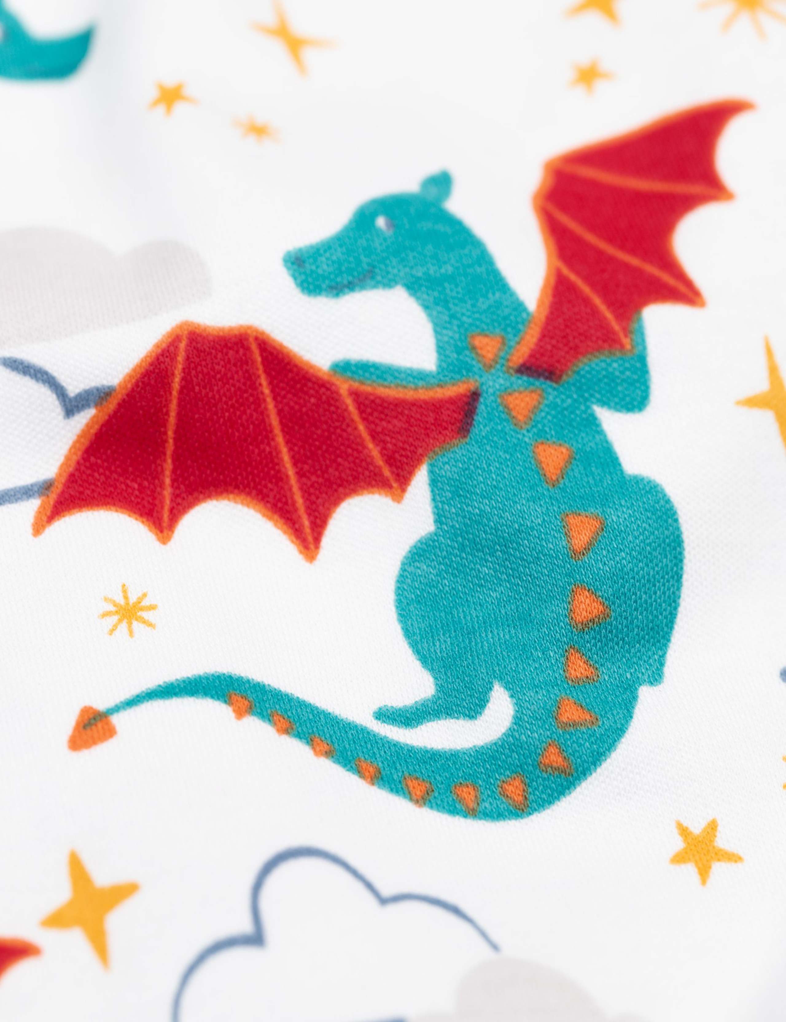 Pure Cotton Dragon Pyjamas (2-10 Yrs) 2 of 3
