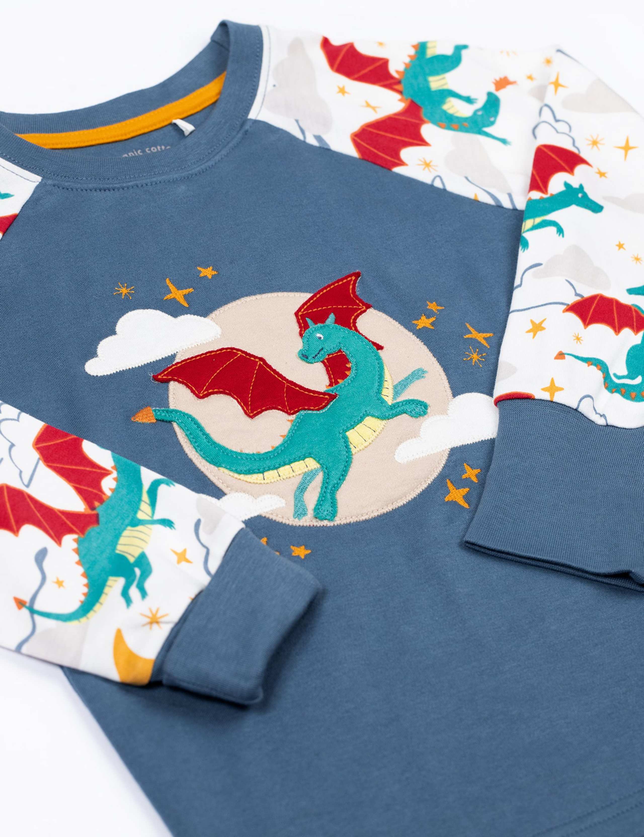 Pure Cotton Dragon Pyjamas (2-10 Yrs) 3 of 3