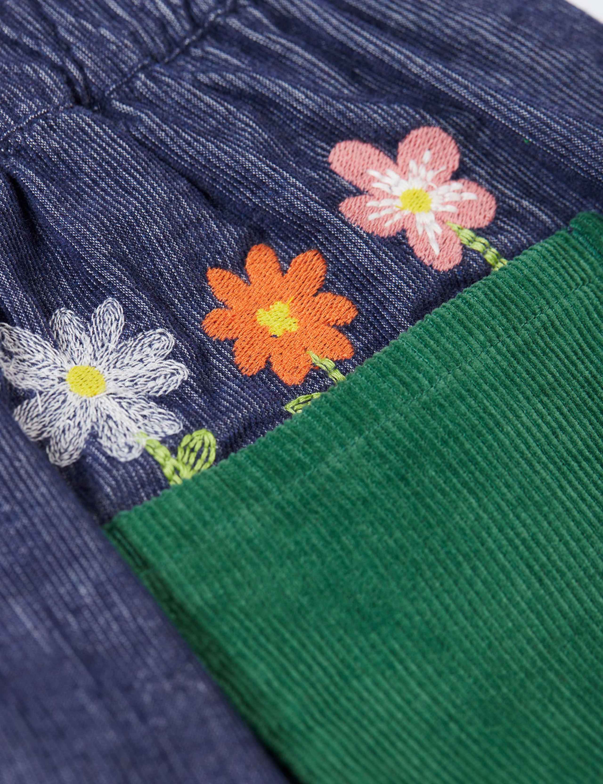 Pure Cotton Cord Embroidered Skirt (2-12 Yrs) 2 of 5
