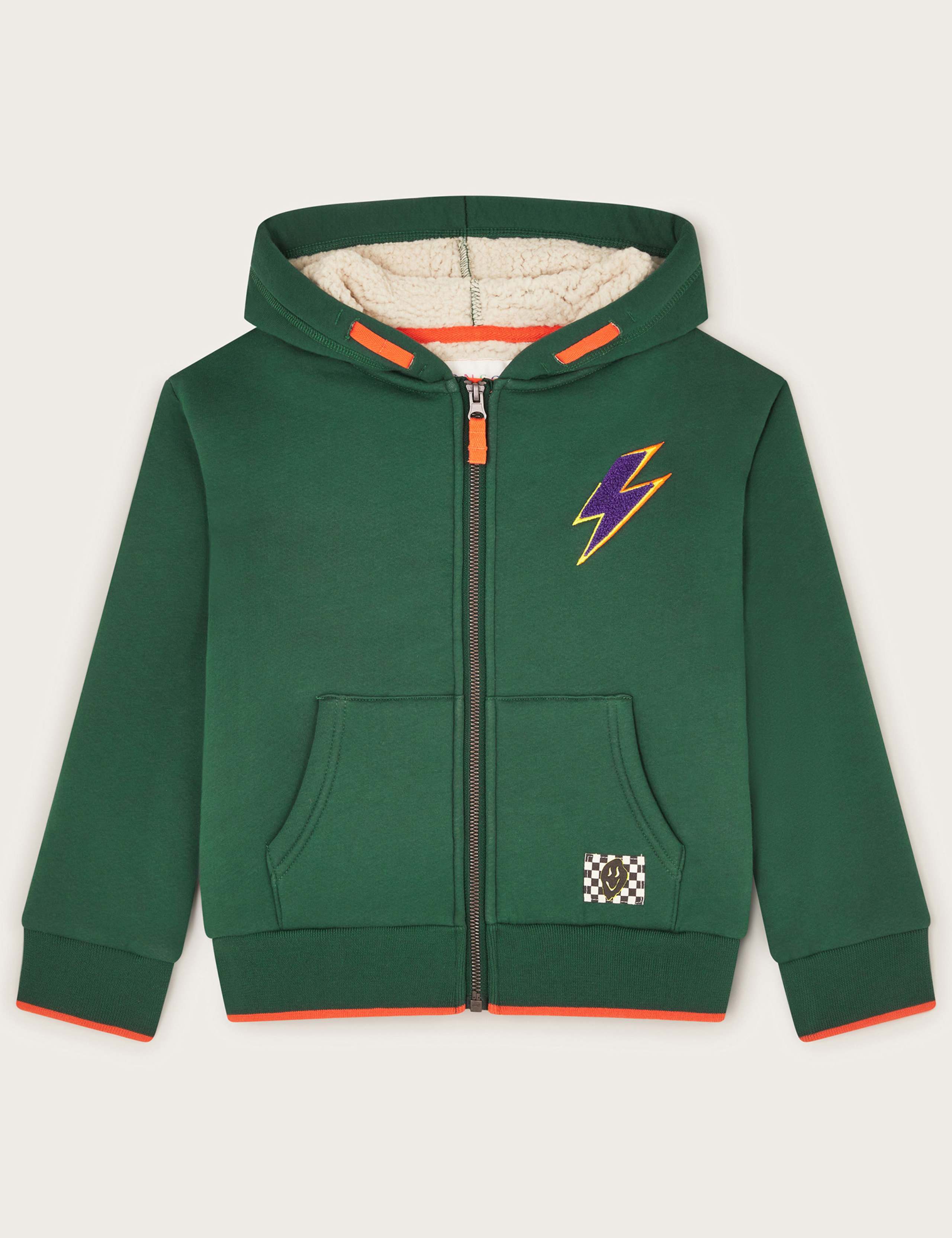 Kapow Borg Lined Zip-Up Hoodie 1 of 3