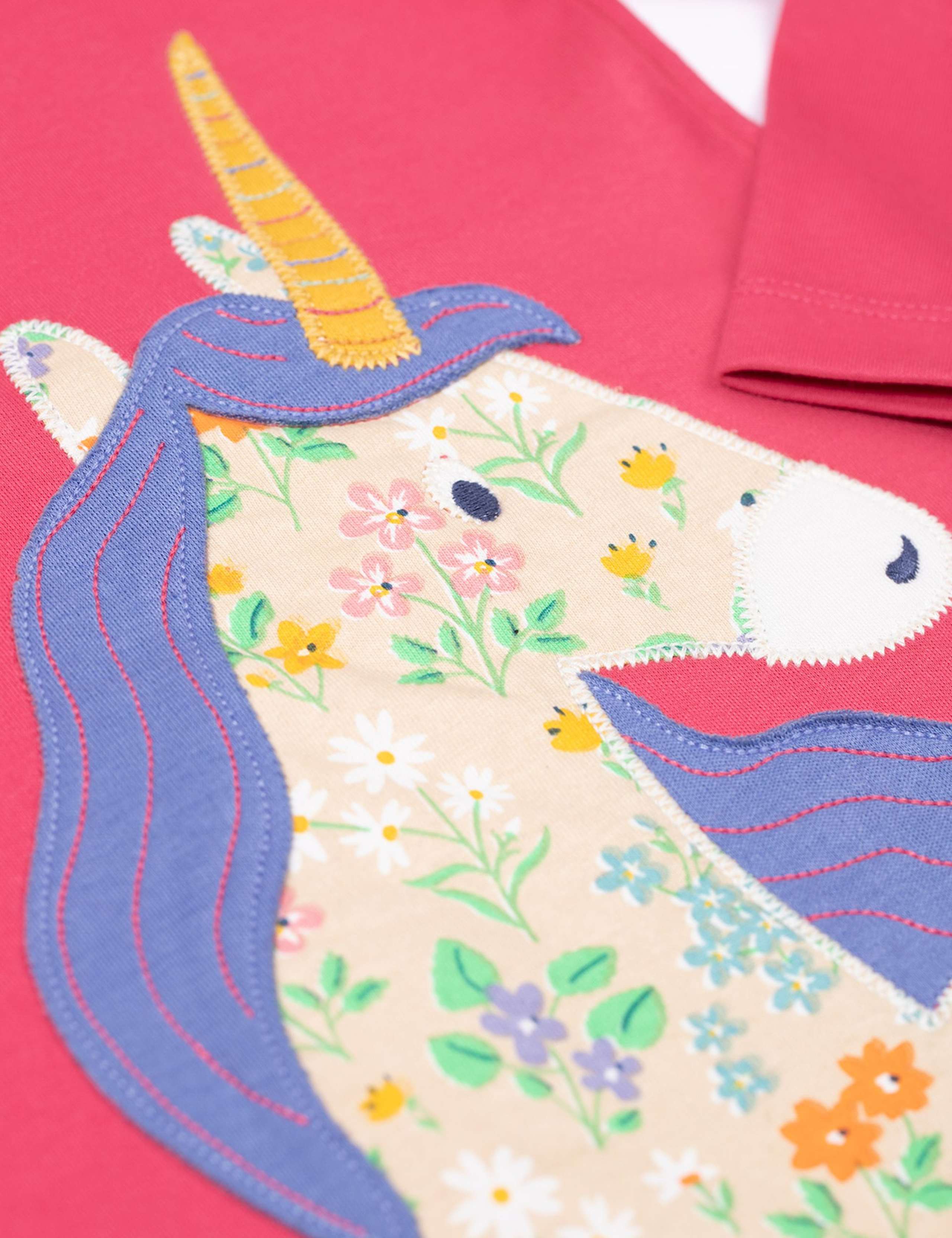 Pure Cotton Unicorn Top (2-10 Yrs) 3 of 3