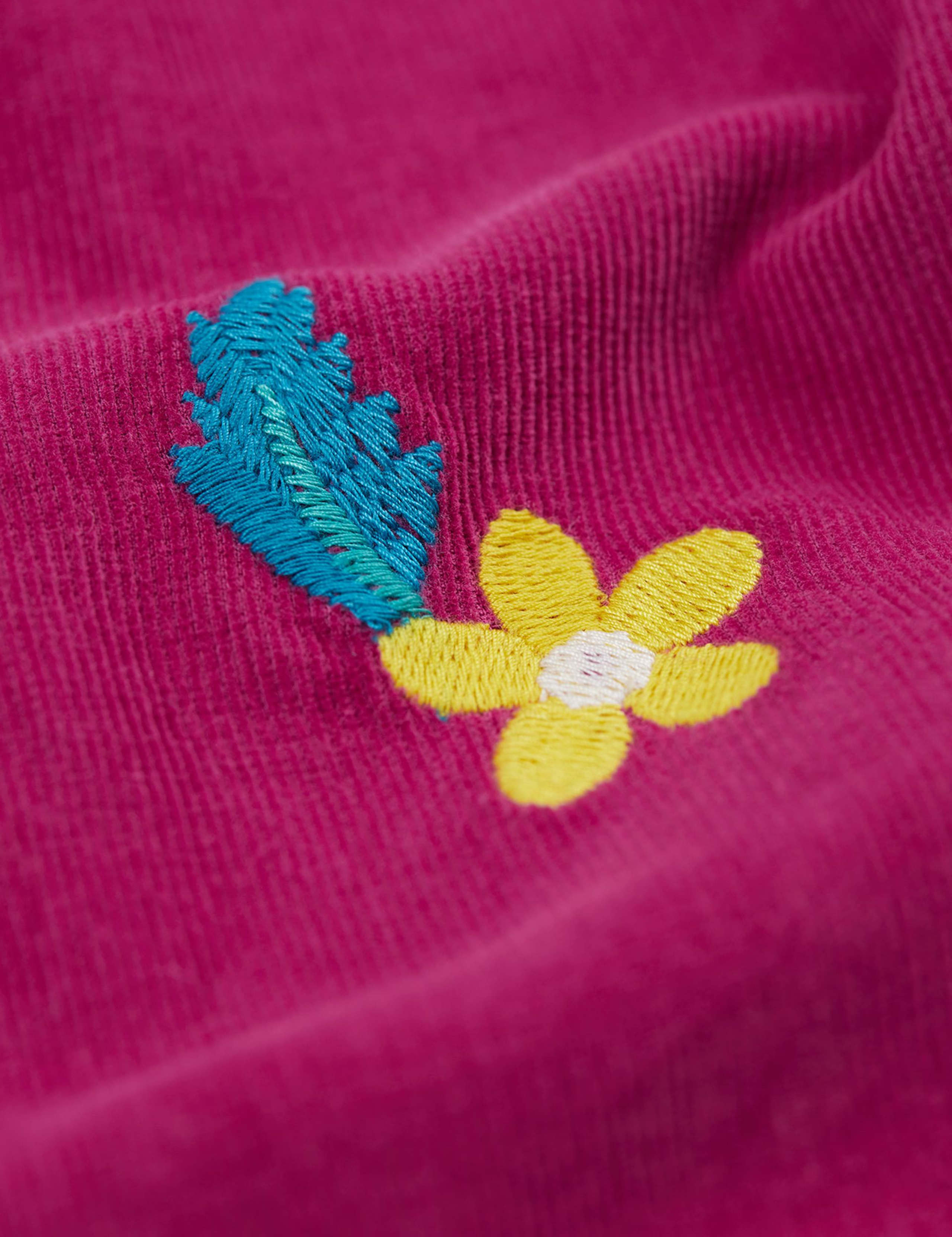 Pure Cotton Embroidered Trousers (2-12 Yrs) 3 of 3