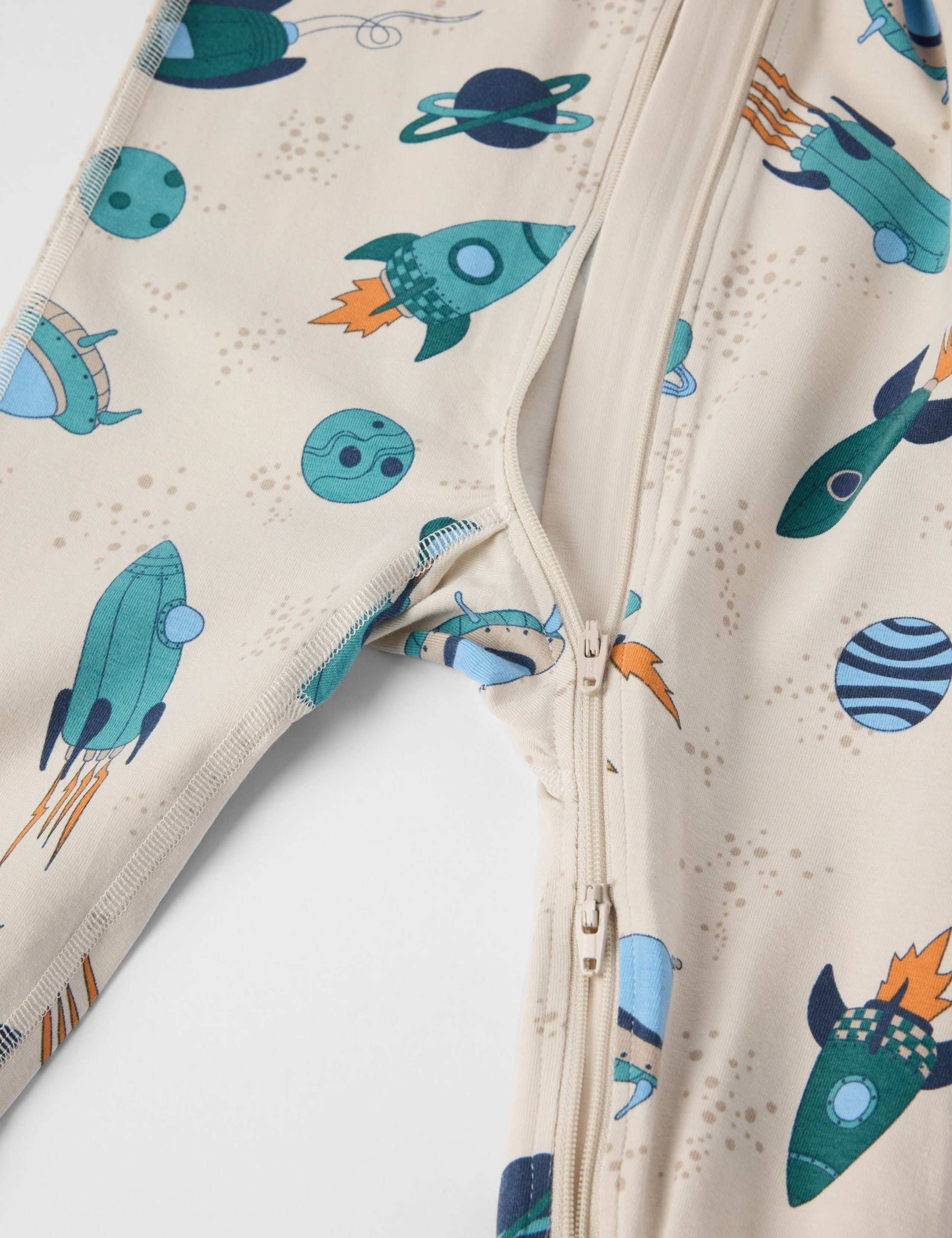 Cotton Rich Space Sleepsuit (6 Mths - 4 Yrs) 3 of 3