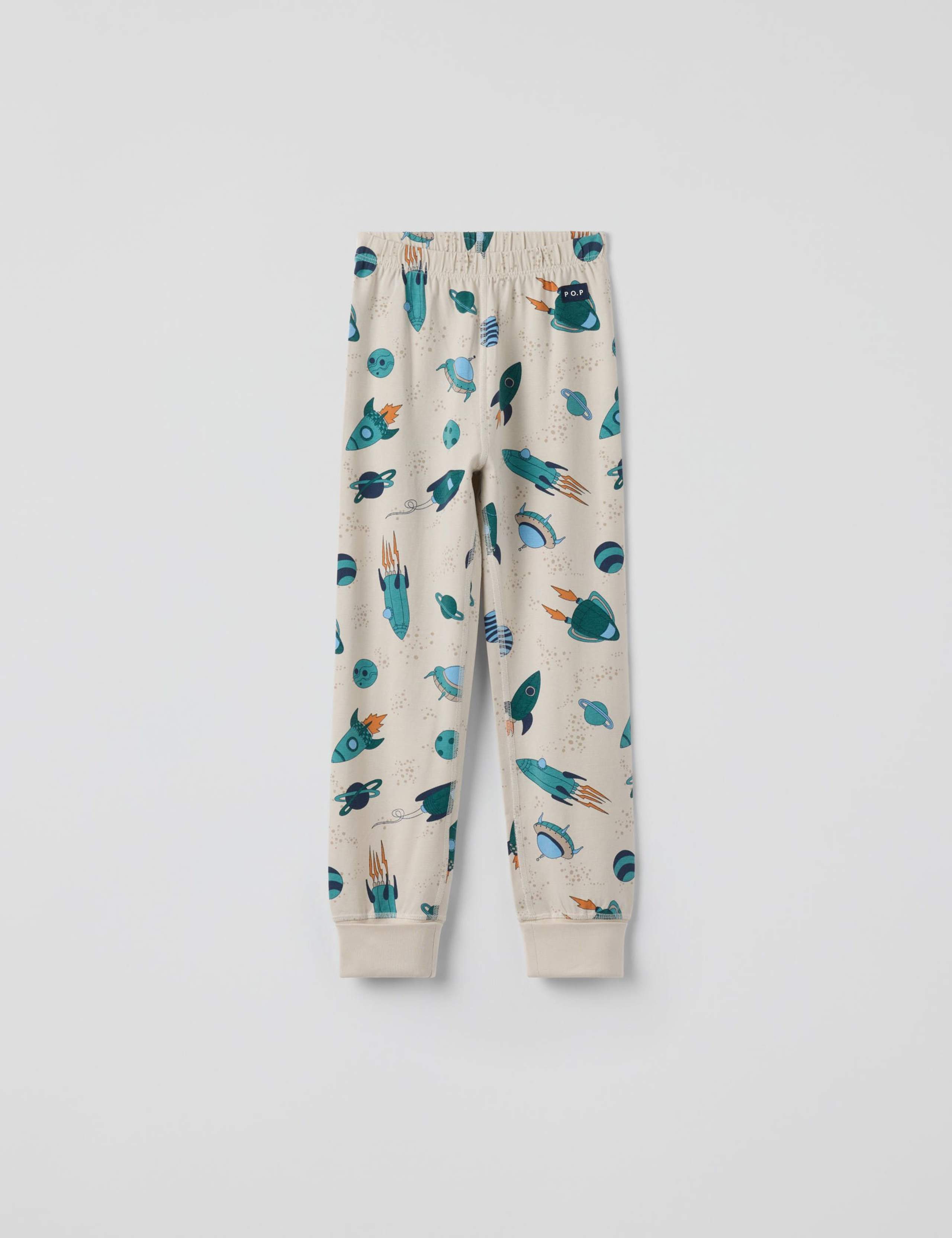 Cotton Rich Space Pyjamas (1-10 Yrs) 4 of 6