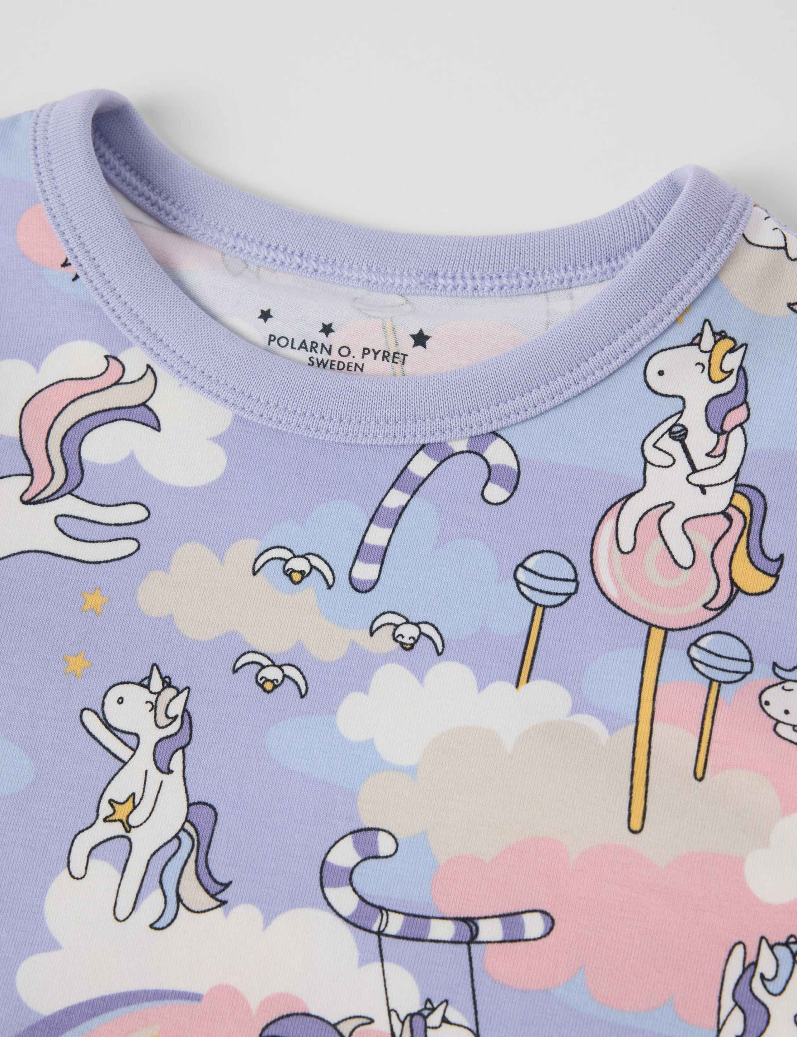 Cotton Rich Unicorn Pyjamas (1-10 Yrs) 3 of 7